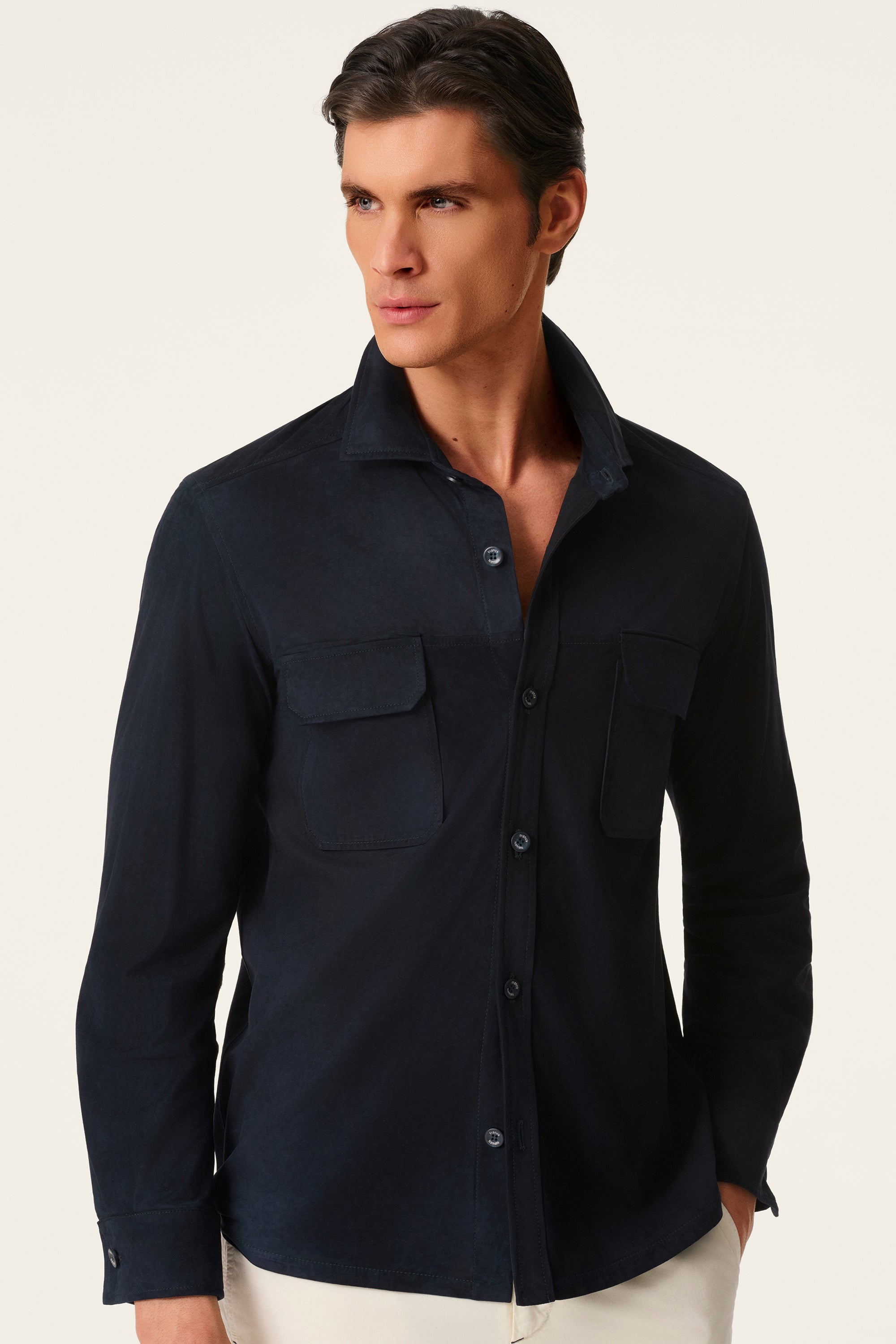 Suede shirt