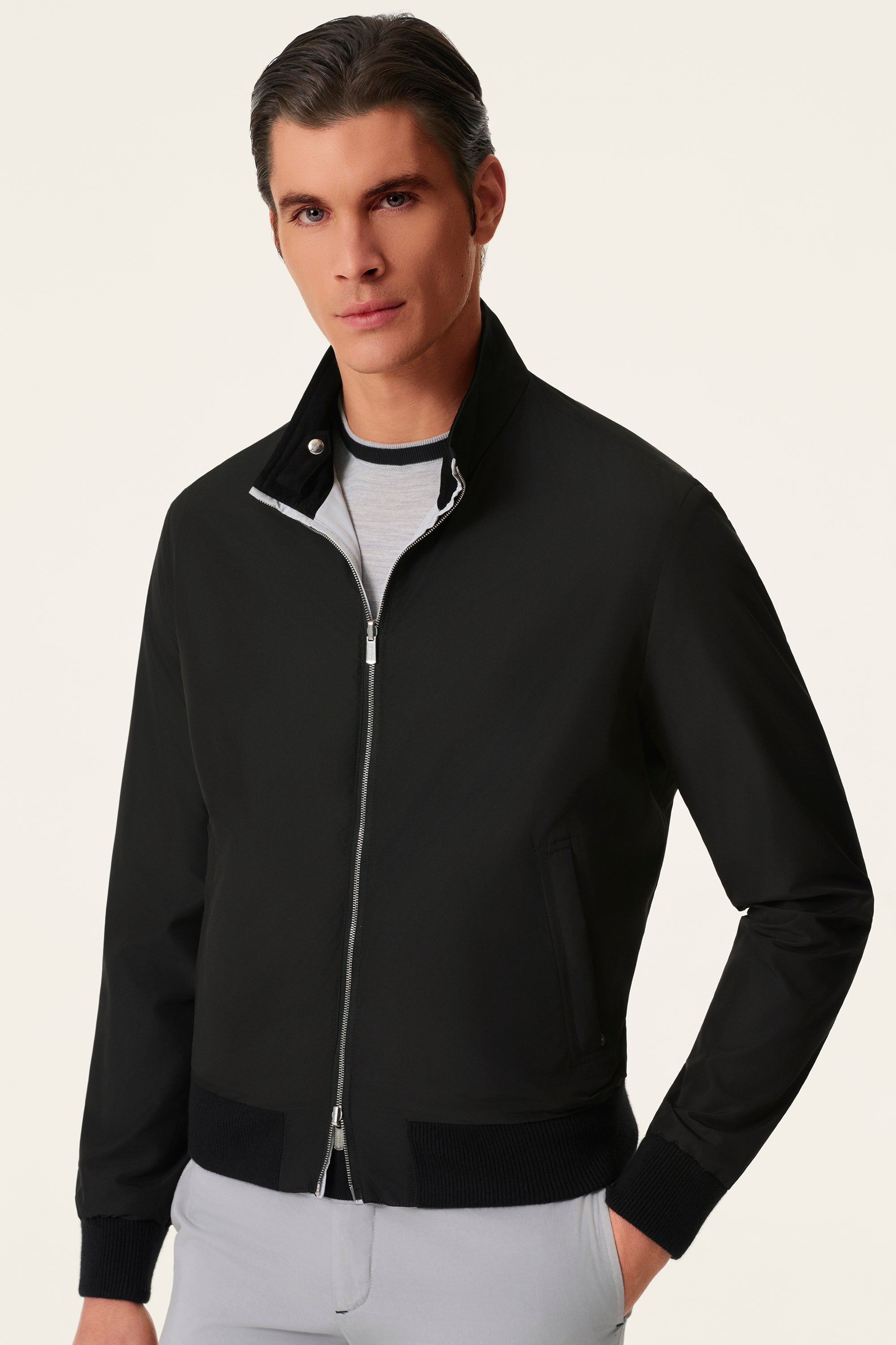 Blouson réversible en silk nylon ultra-light CONFORT