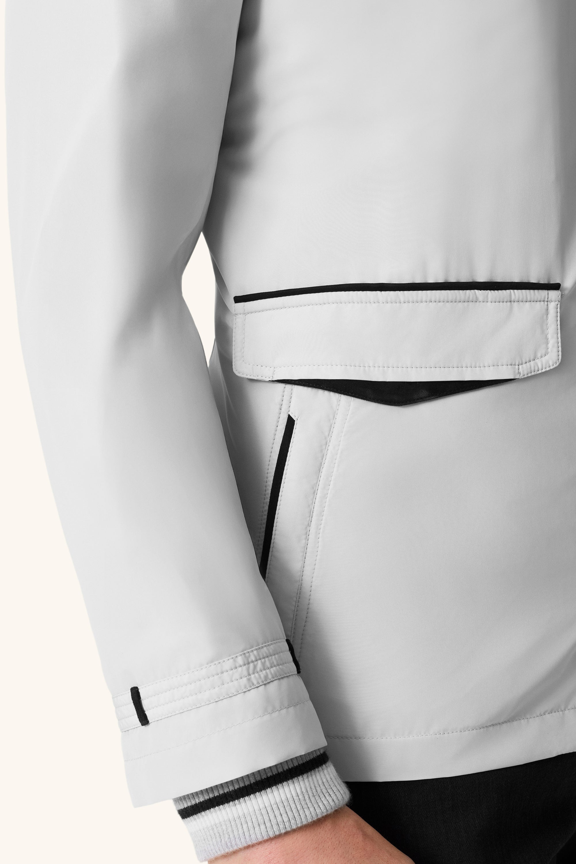 AUSTIN RACING Ultra-light silk nylon parka