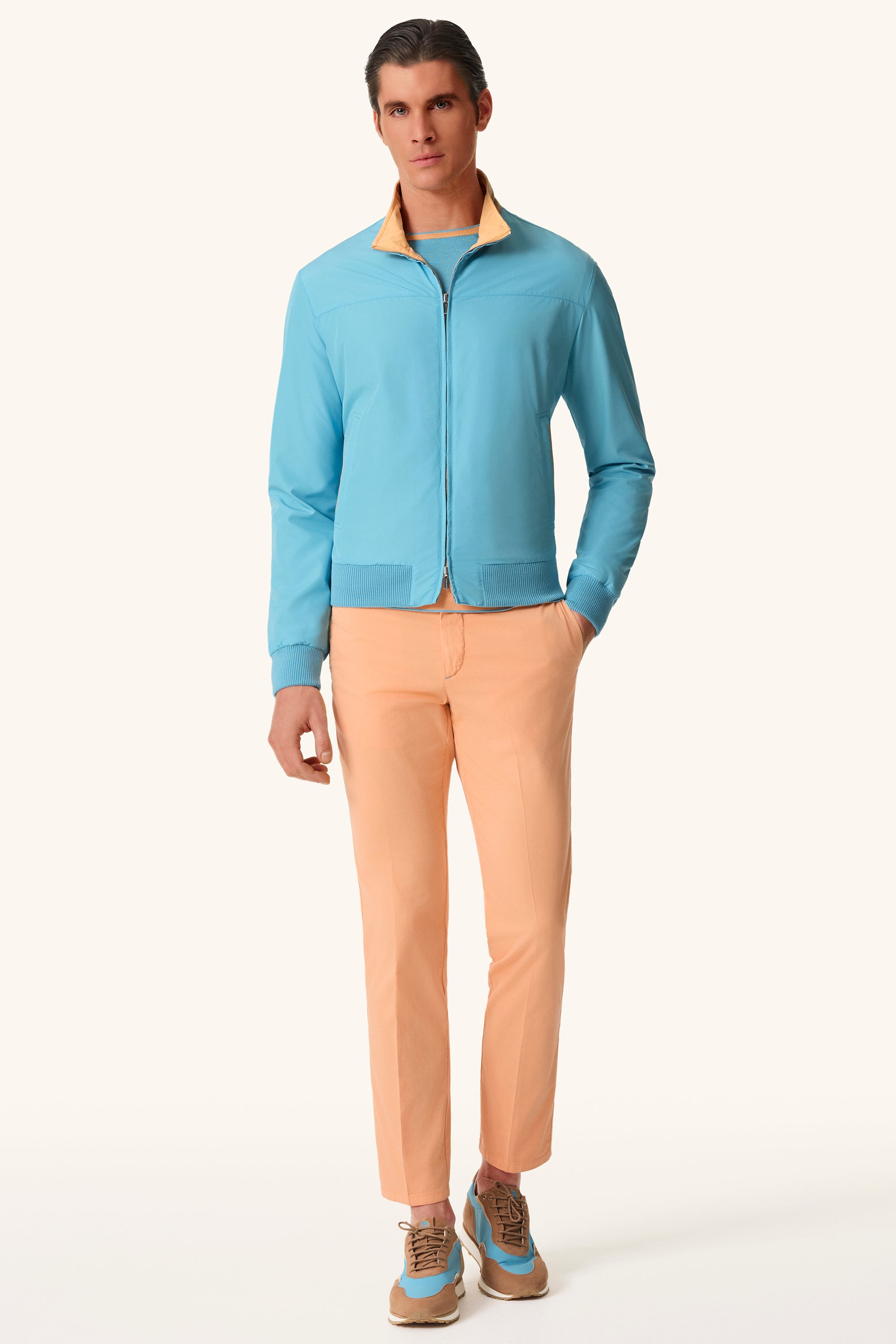 Blouson réversible en silk nylon ultra-light CONFORT