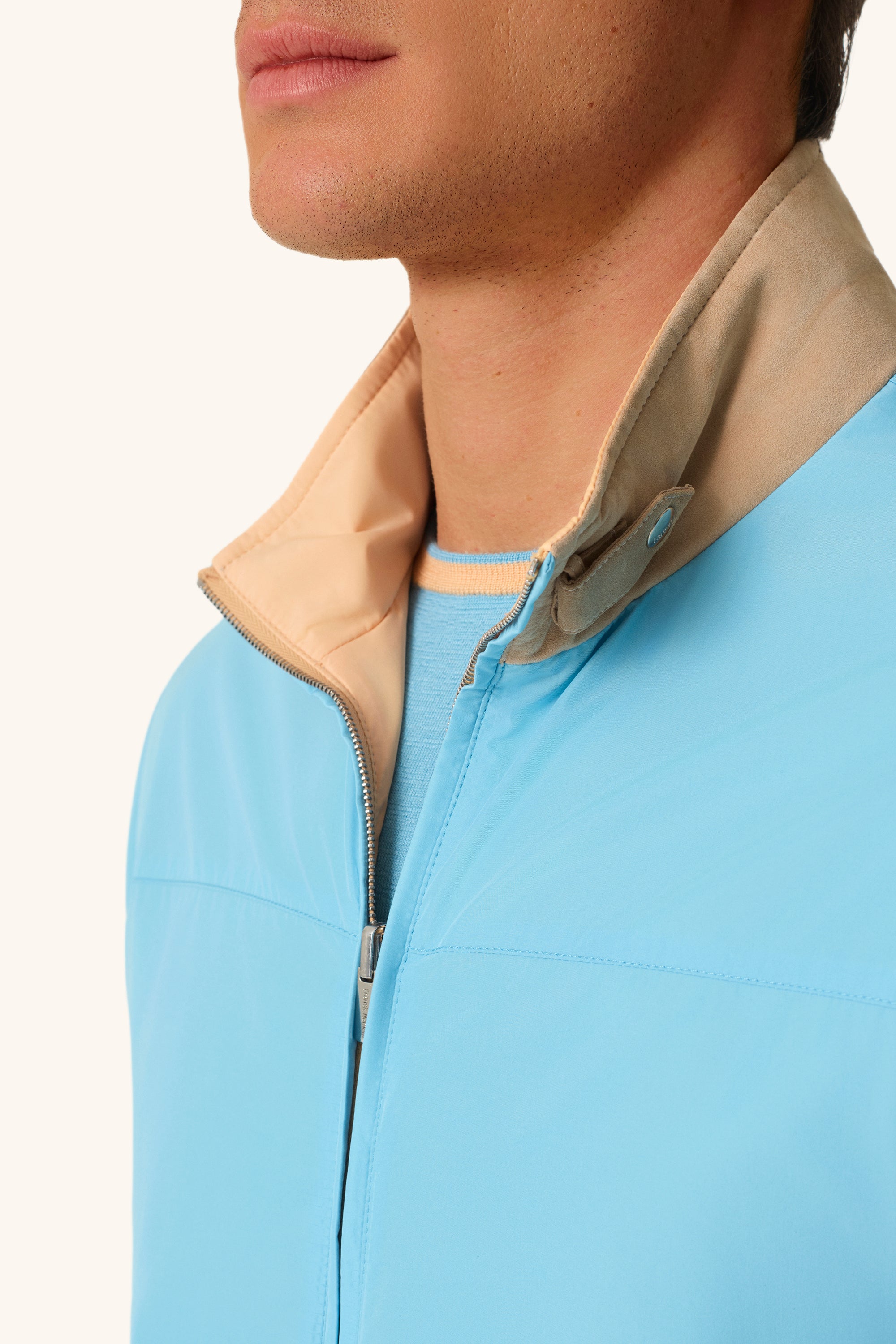 Blouson réversible en silk nylon ultra-light CONFORT