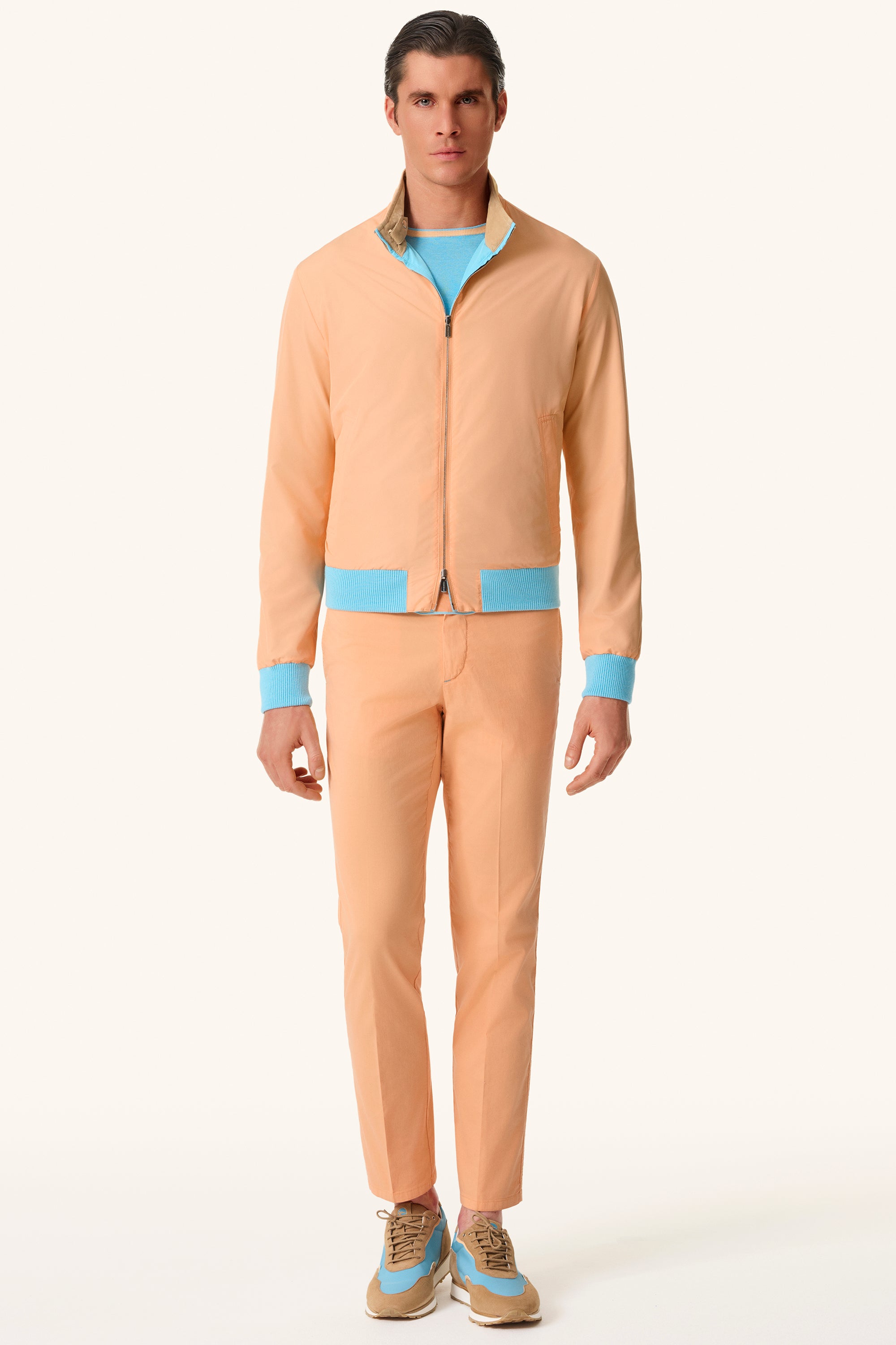 Blouson réversible en silk nylon ultra-light CONFORT