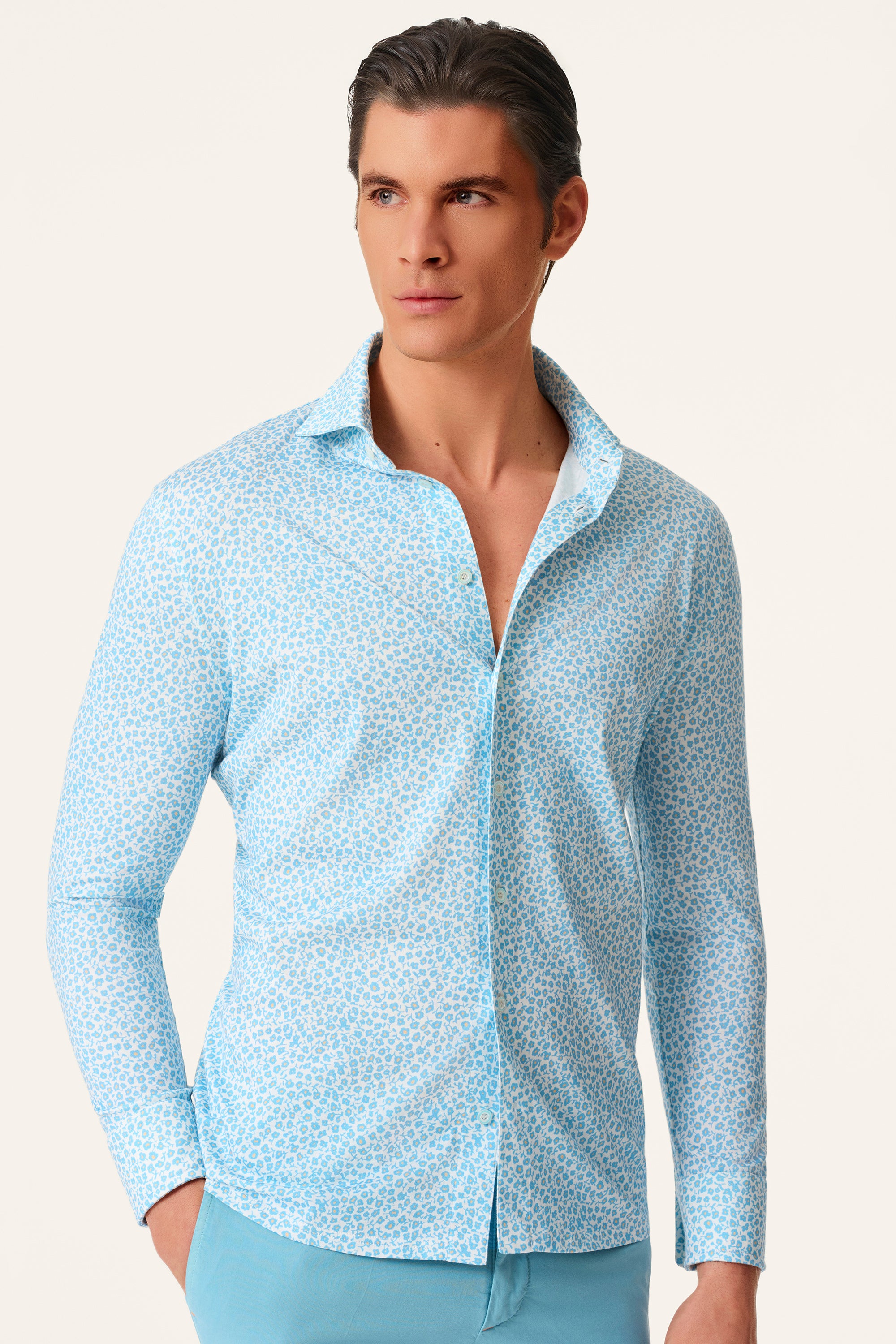 Chemise Giza Fleurs