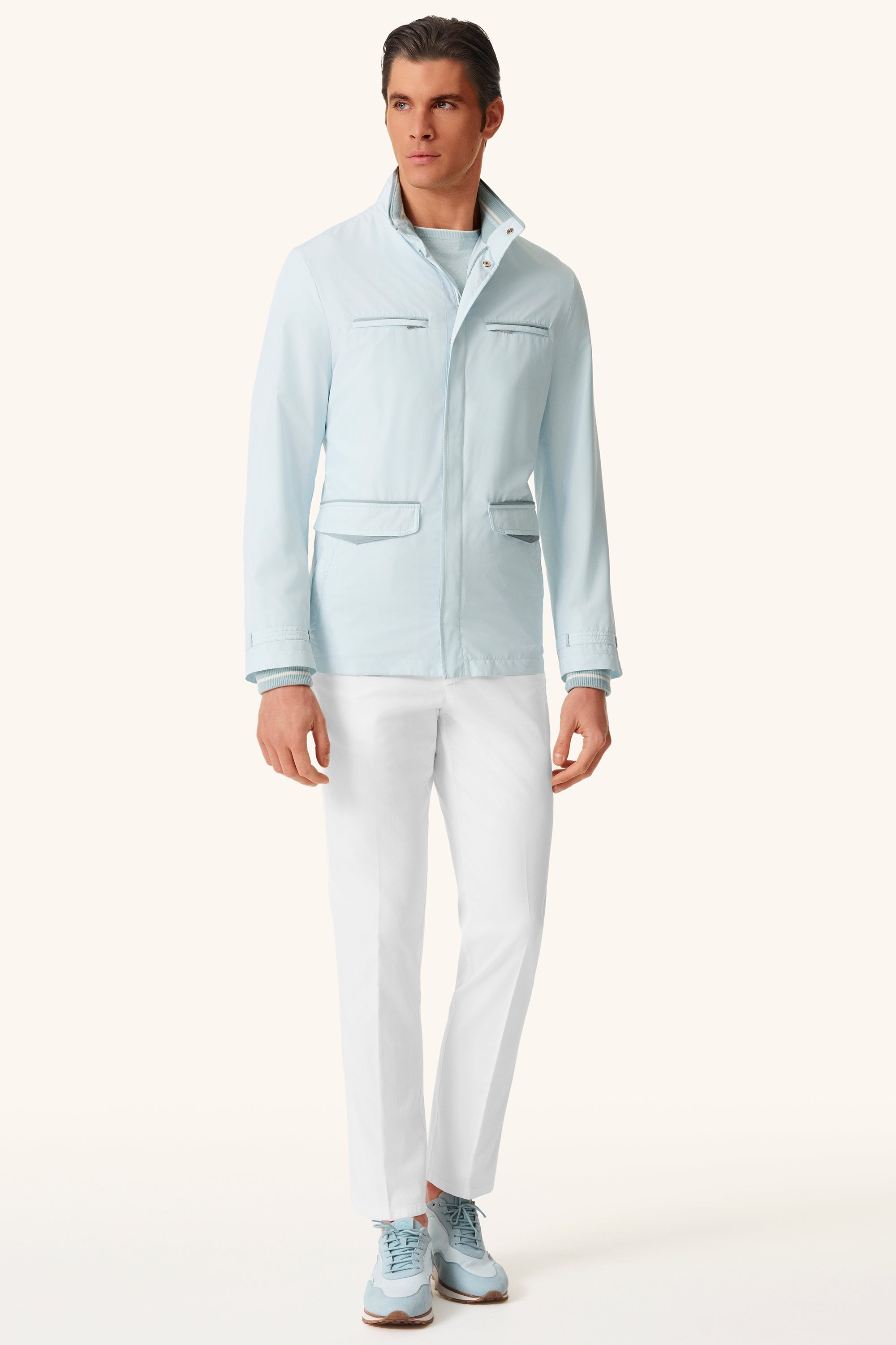 AUSTIN RACING Ultra-light silk nylon parka