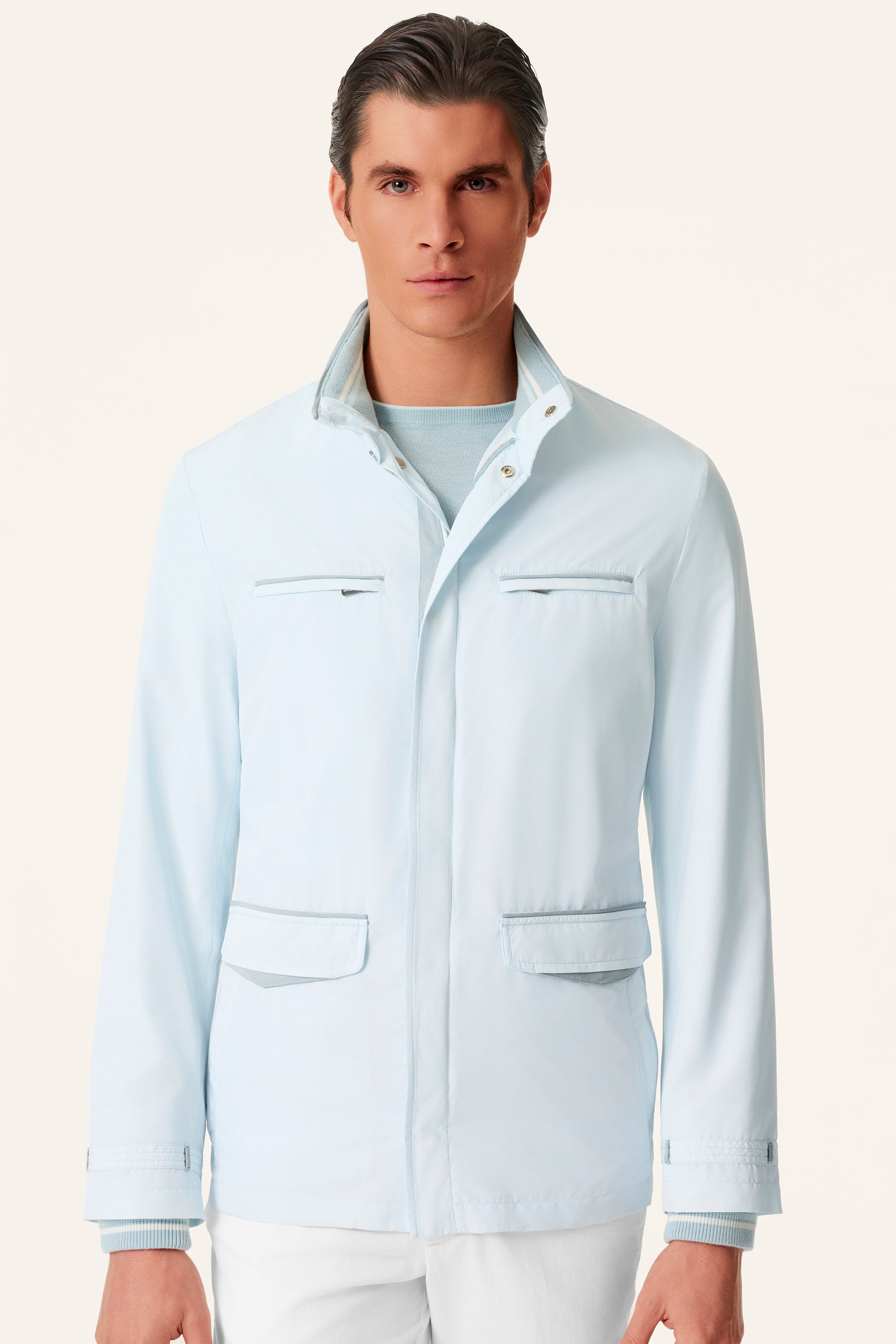 AUSTIN RACING Ultra-light silk nylon parka