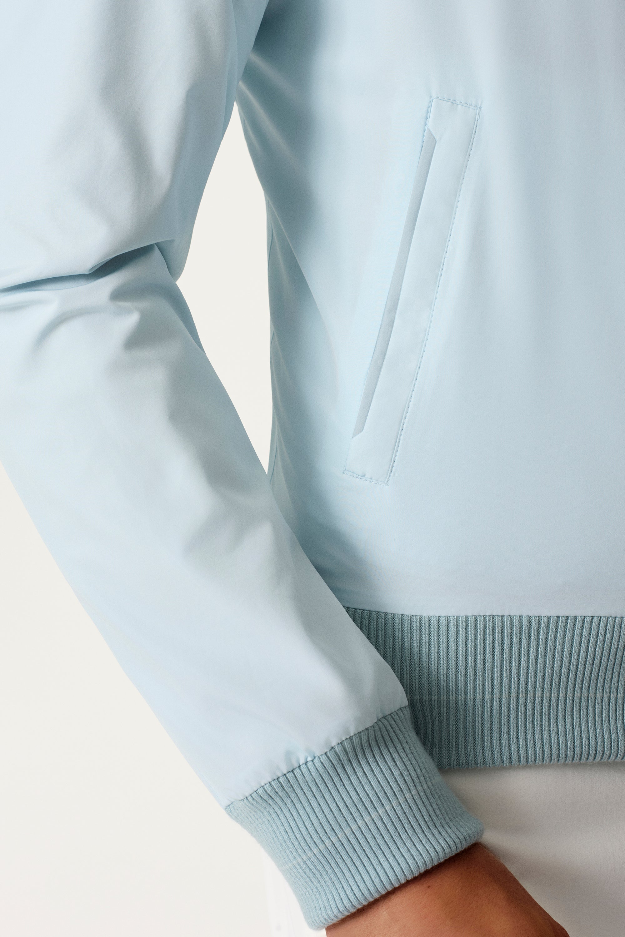 Blouson en silk nylon ultra-light et suède réversible CONFORT