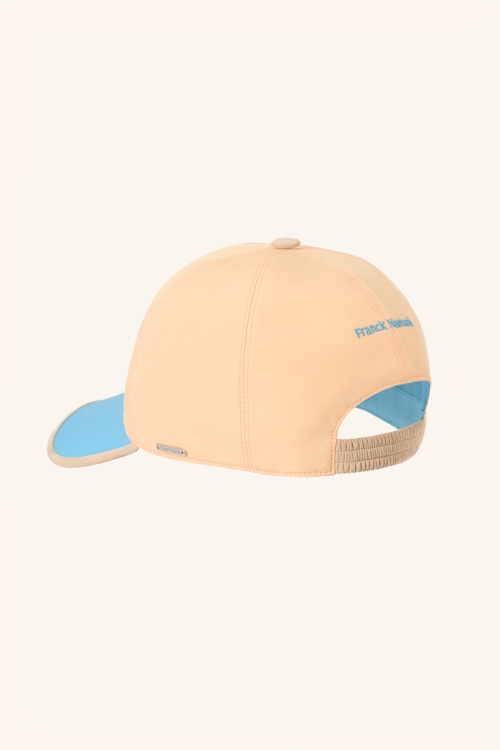 Casquette bicolore en silk nylon ultra-light et suède BASEBALL