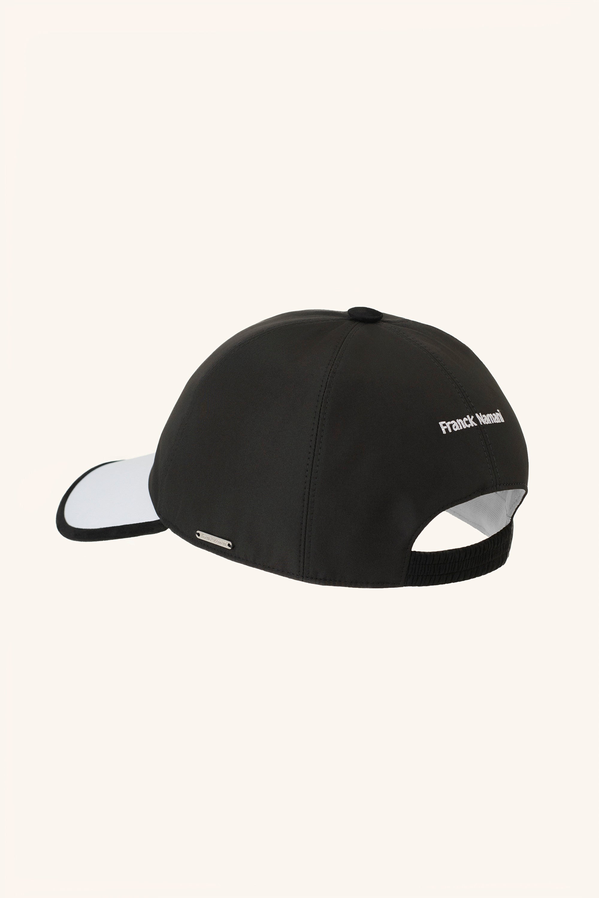 Casquette bicolore en silk nylon ultra-light et suède BASEBALL