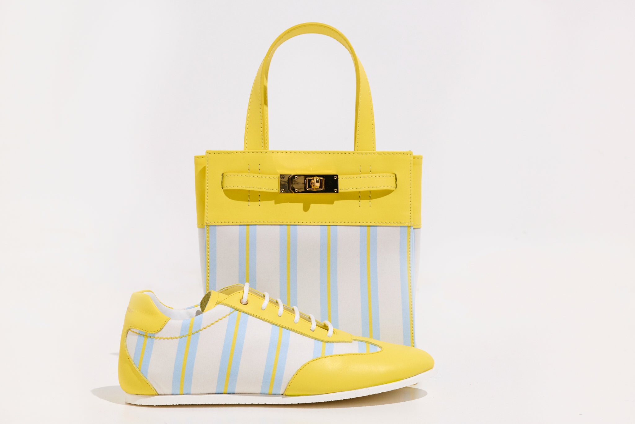 Sneakers en suède et textile LADY RIO