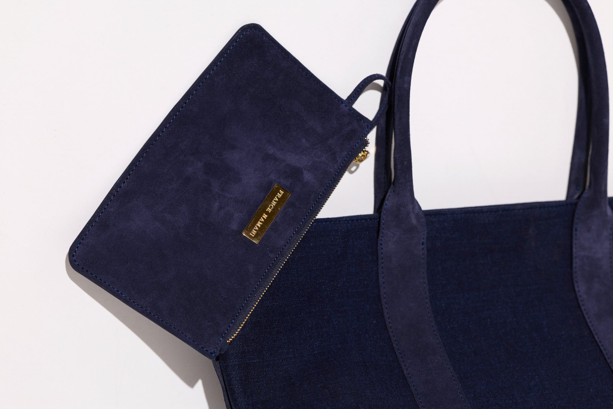 Sac Cabas en jean et suède