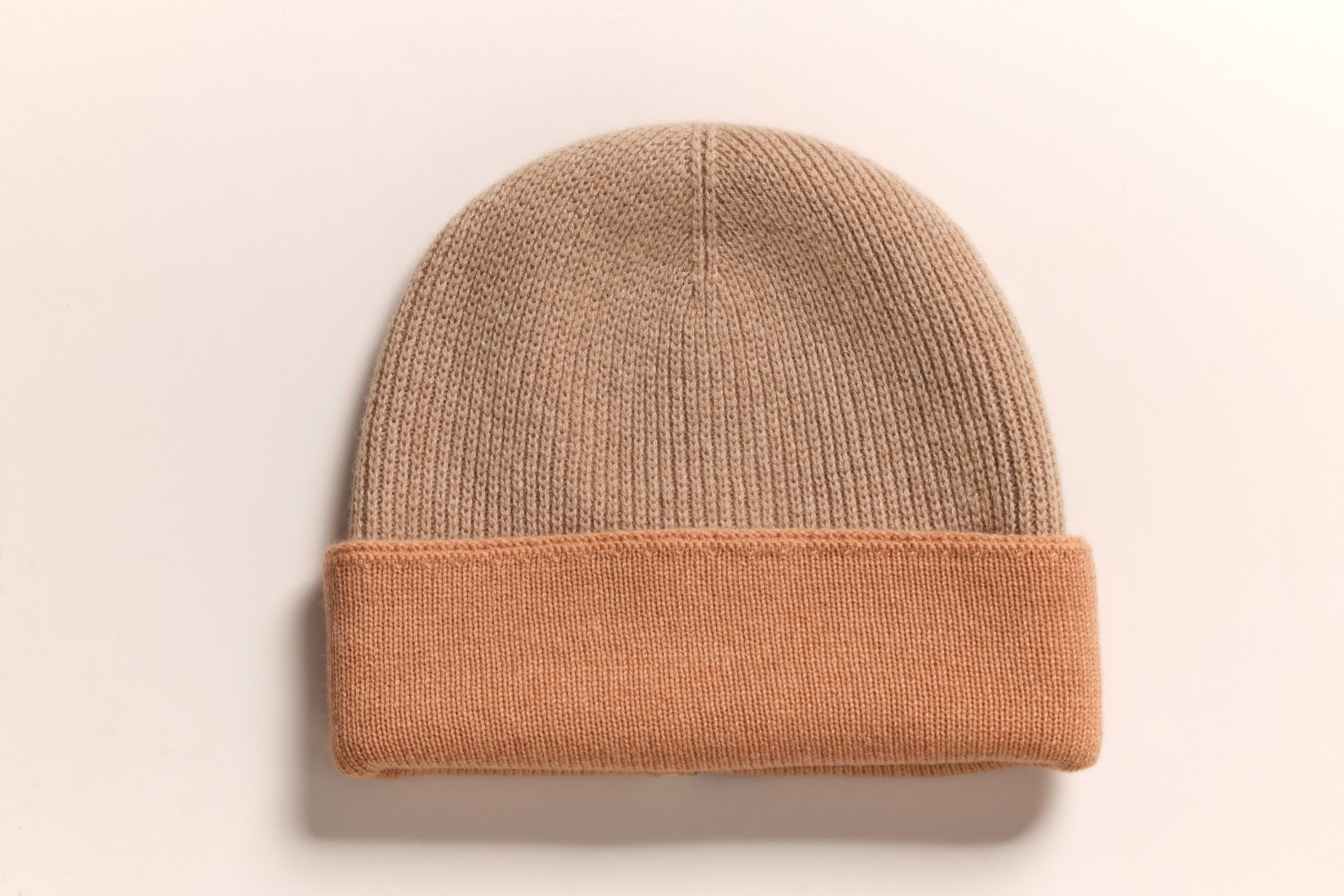 Bonnet bicolore en cachemire BOY