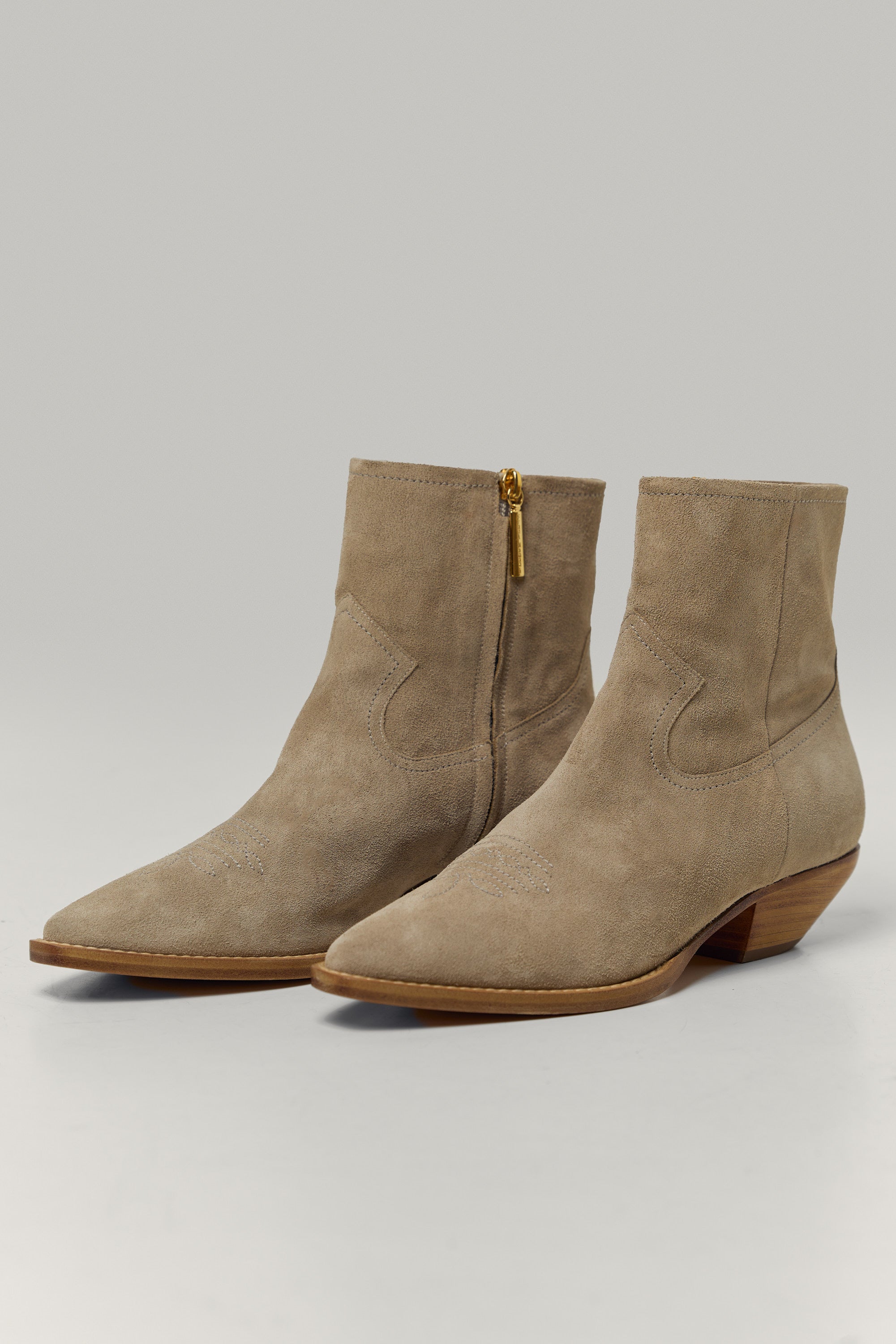 Suede Western boots