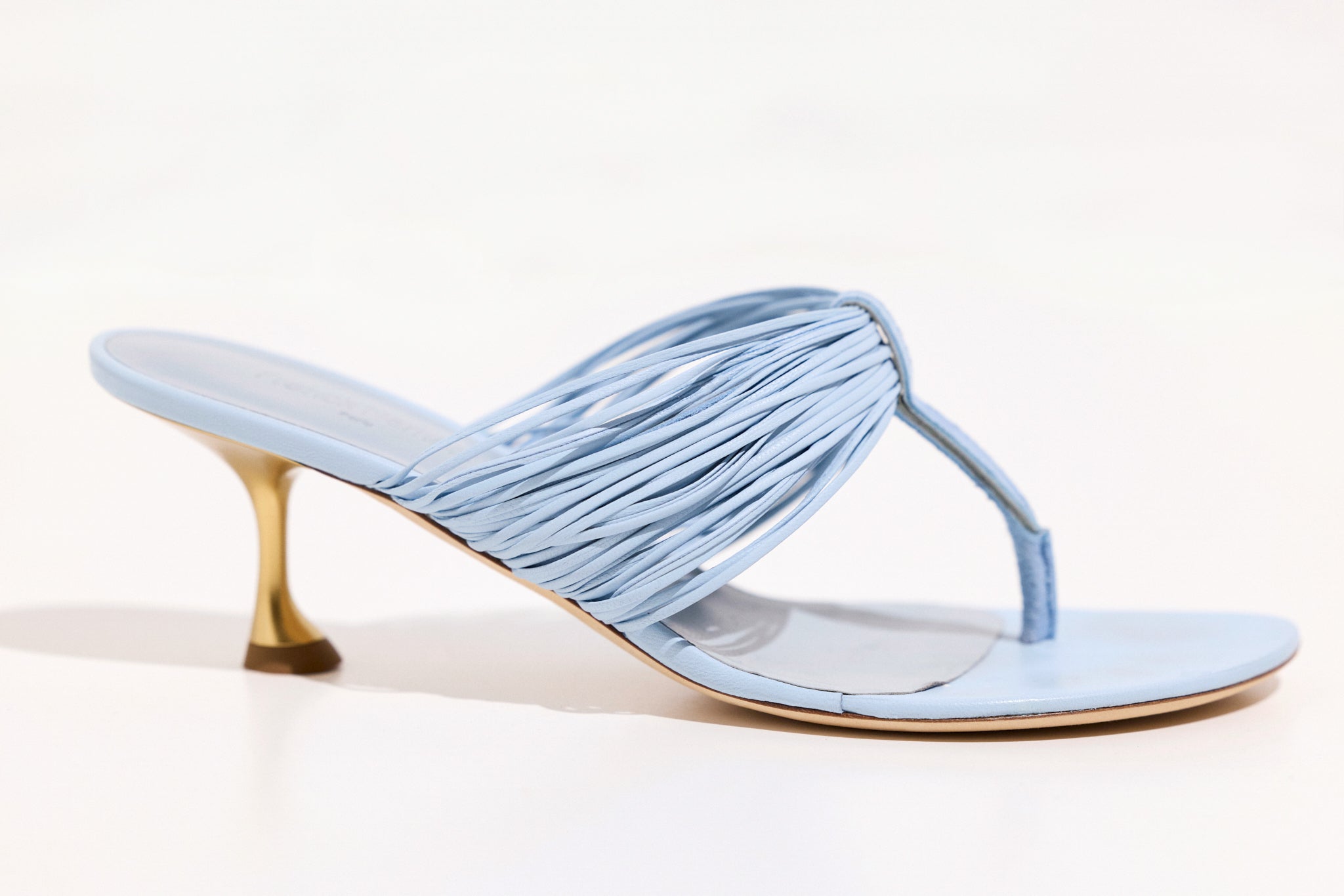 Sandale Lanières en cuir nappa