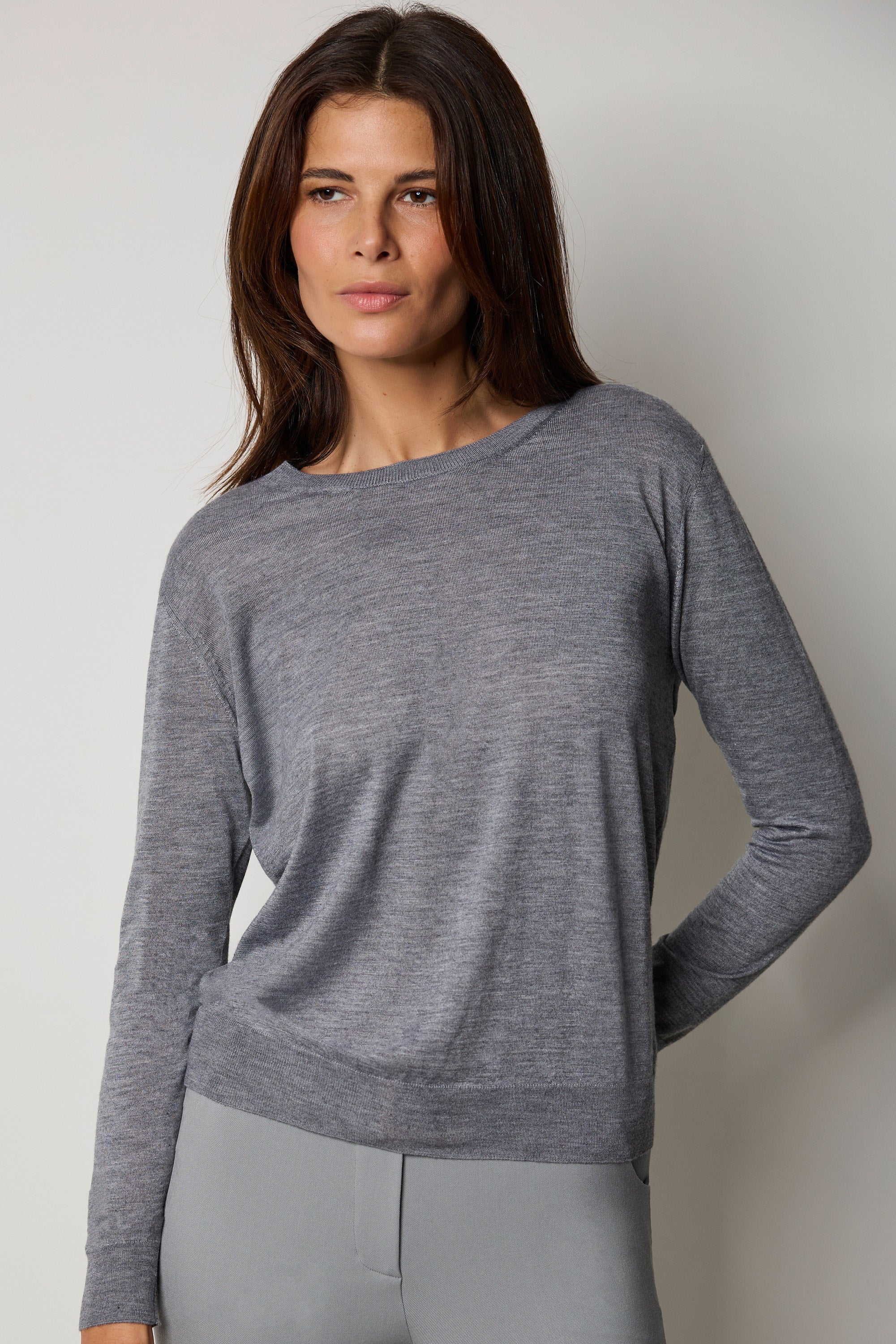 Pull en cachemire et soie
