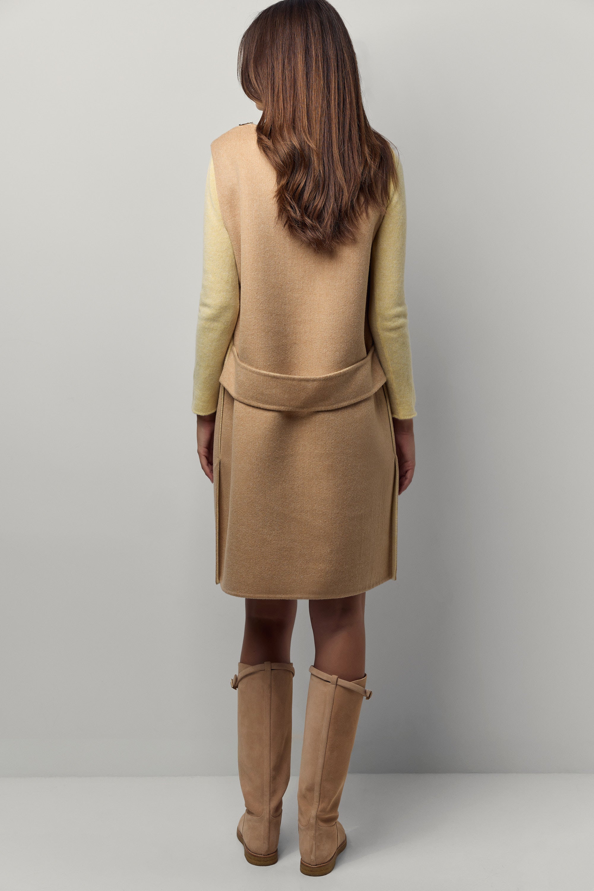 Double cashmere dress