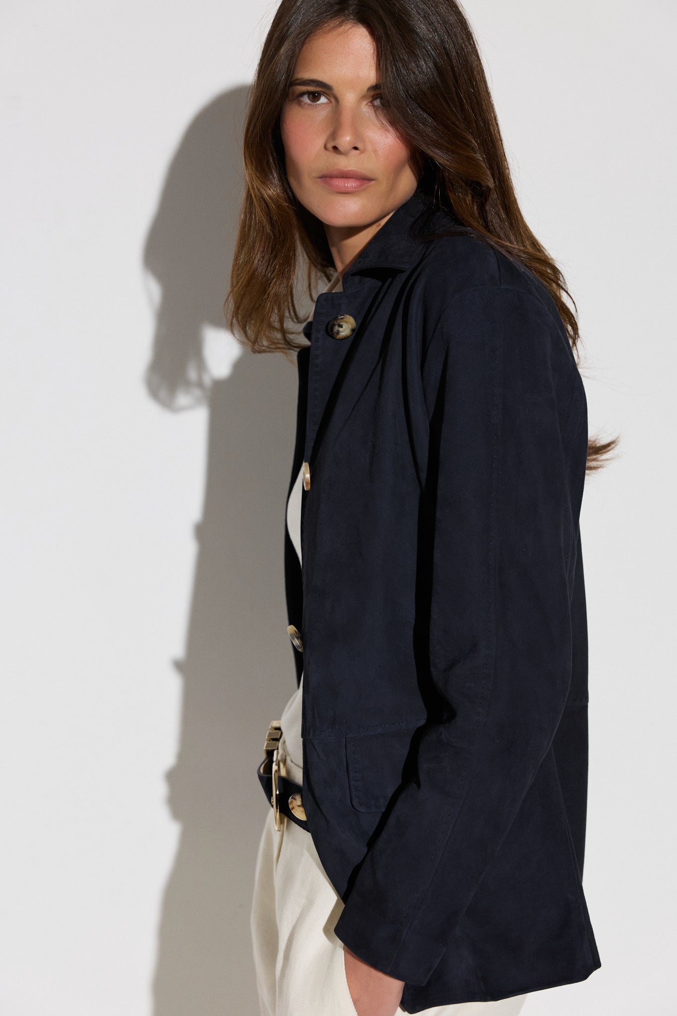 Veste en suède PEINTRE
