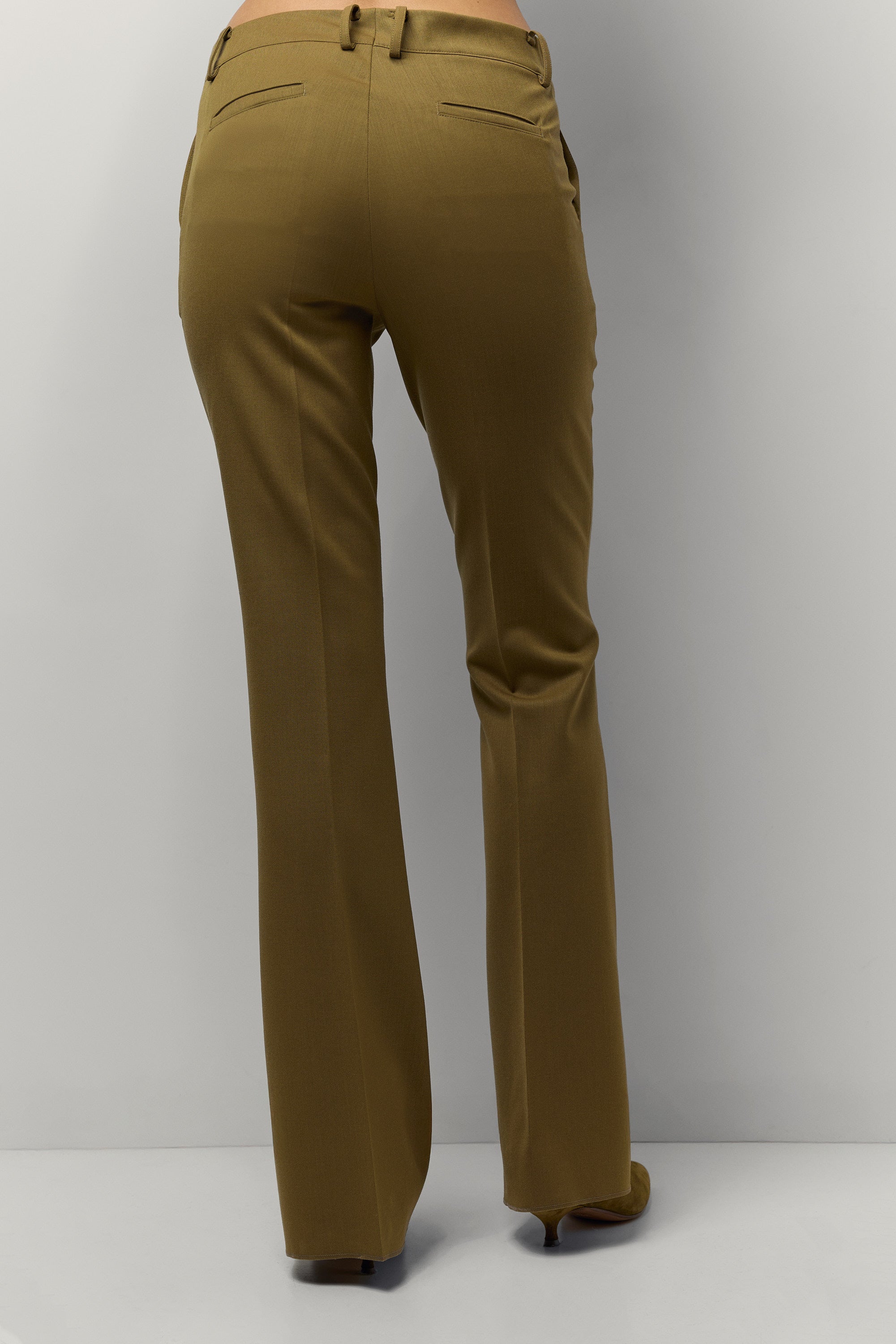 Pantalon Brigitte en laine stretch