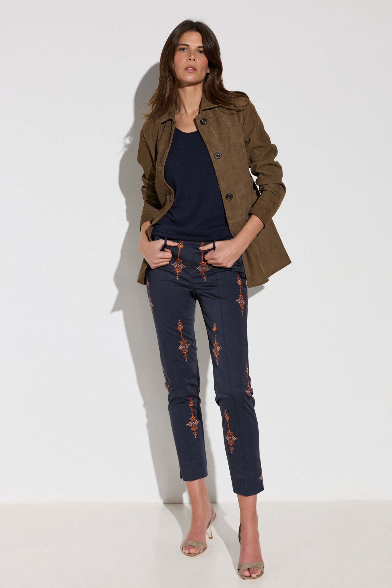 Veste en suède PEINTRE