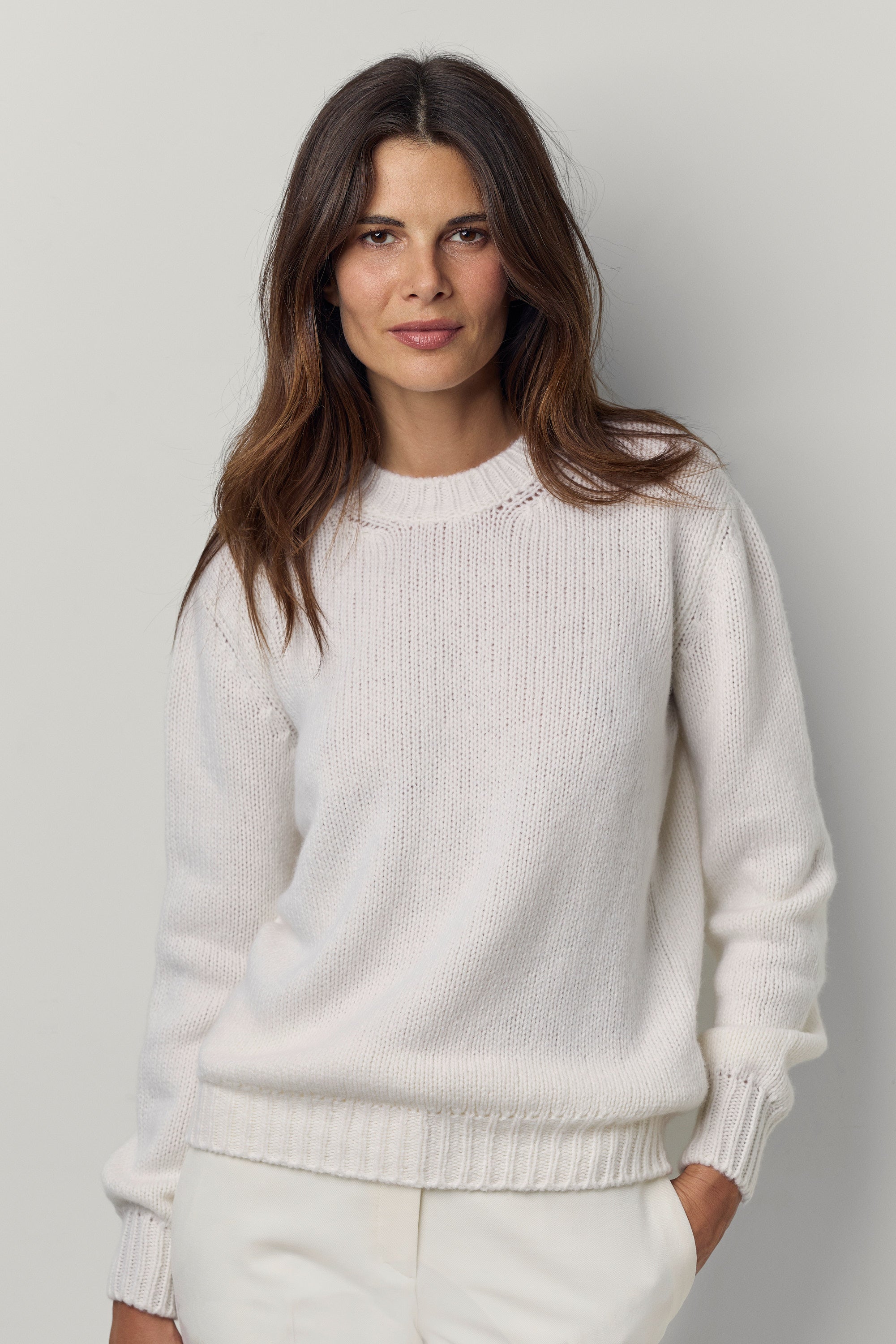 Cashmere and Silk Downy Sweater