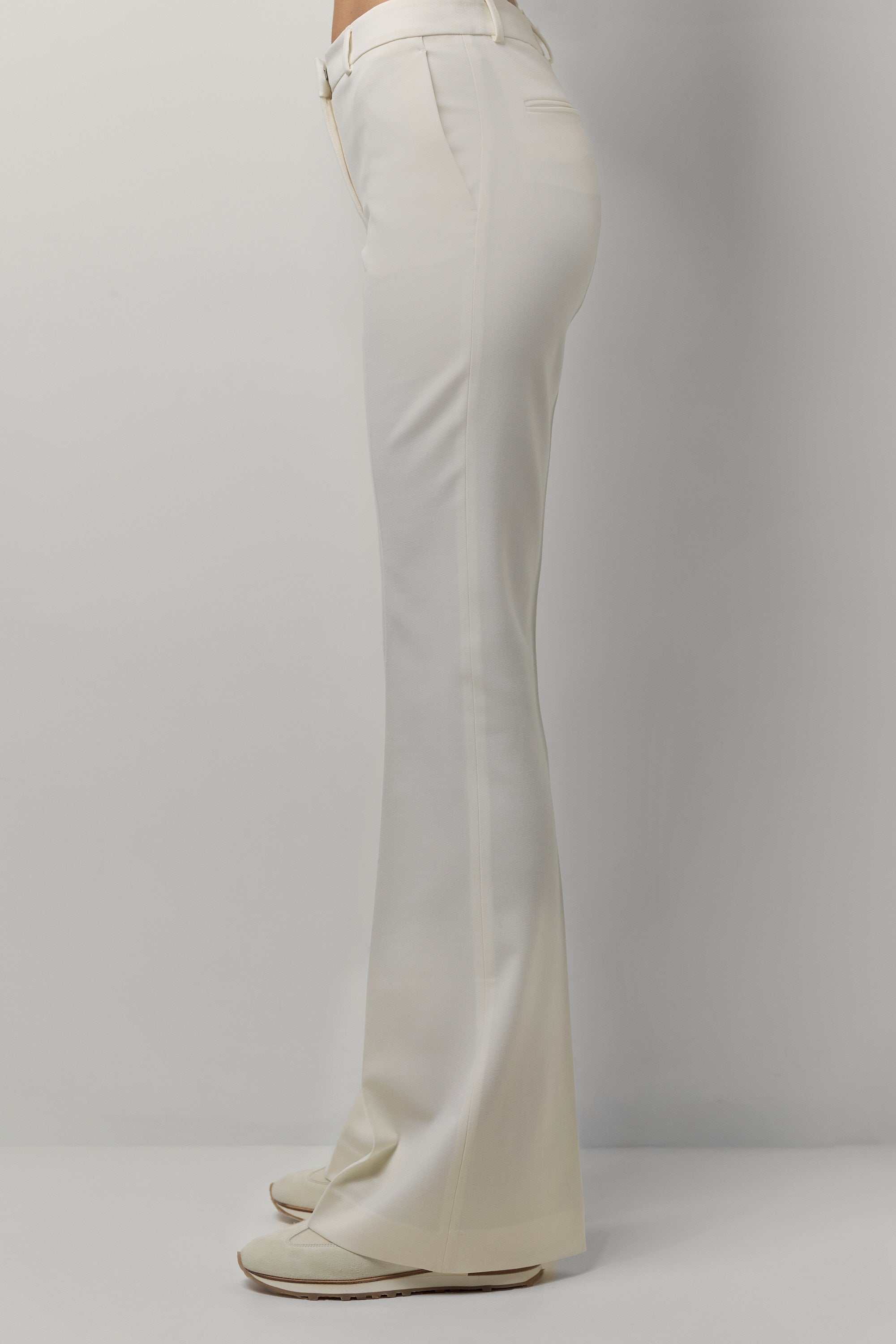 Pantalon Brigitte en laine stretch
