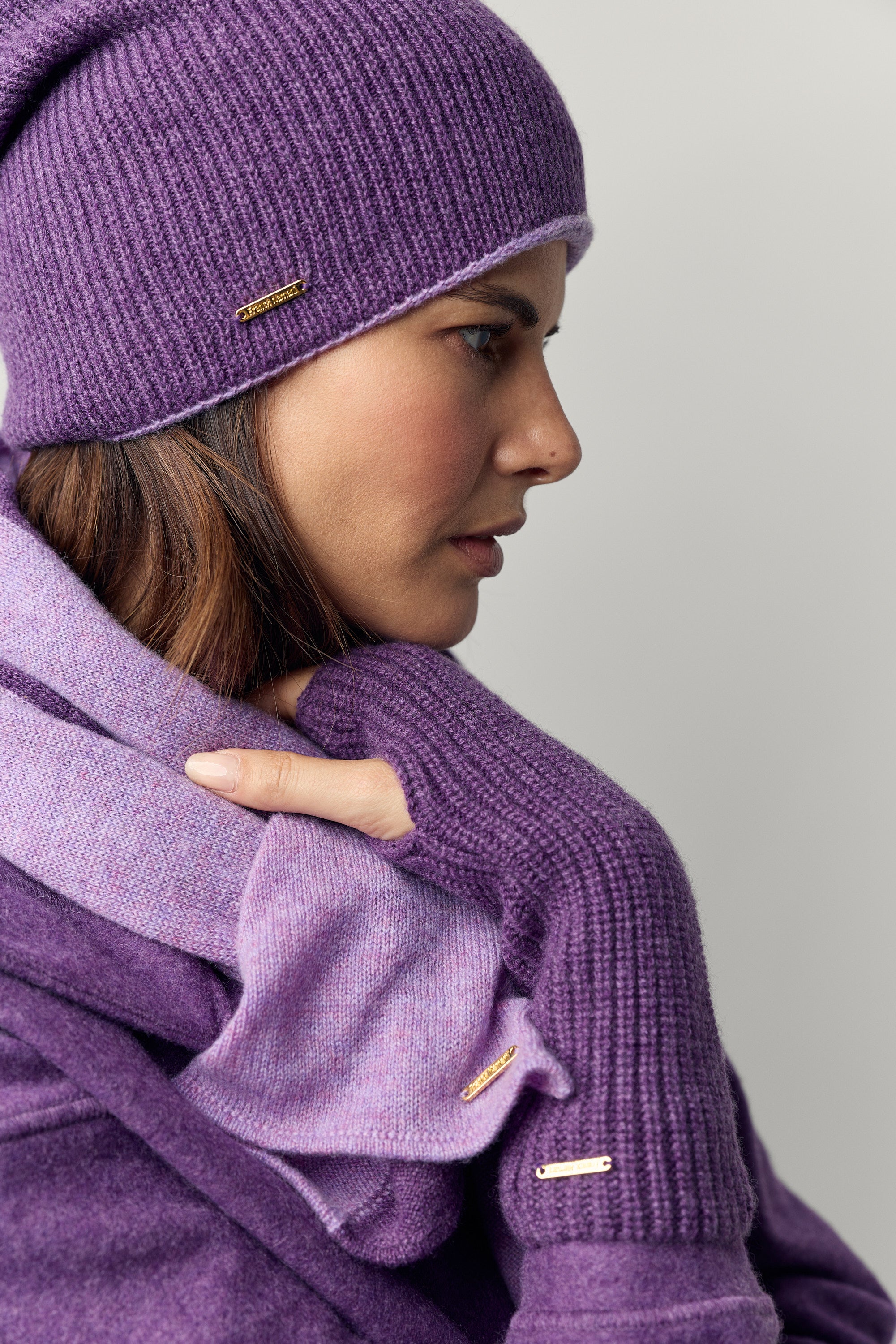 Reversible Cashmere Beanie Boy