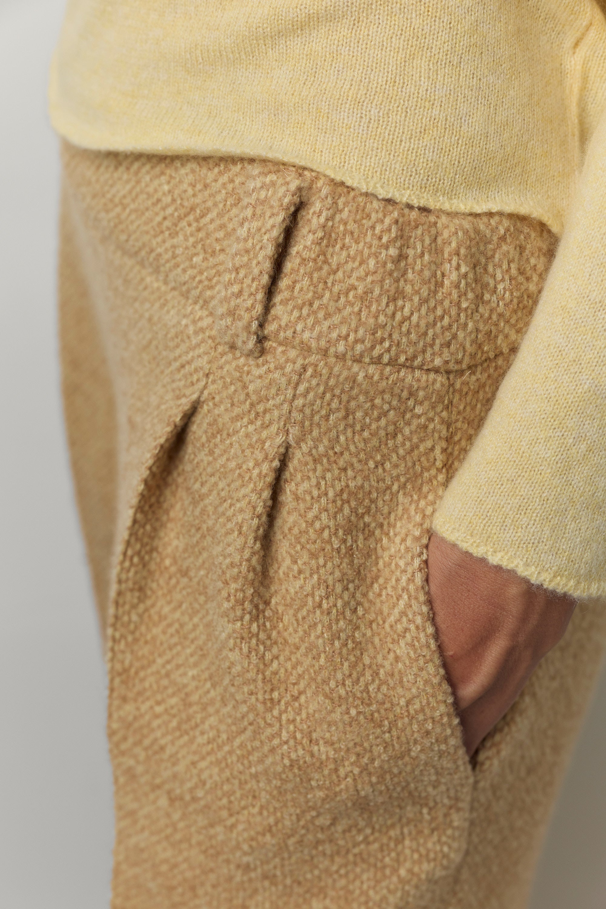 Franck mélange cashmere trousers