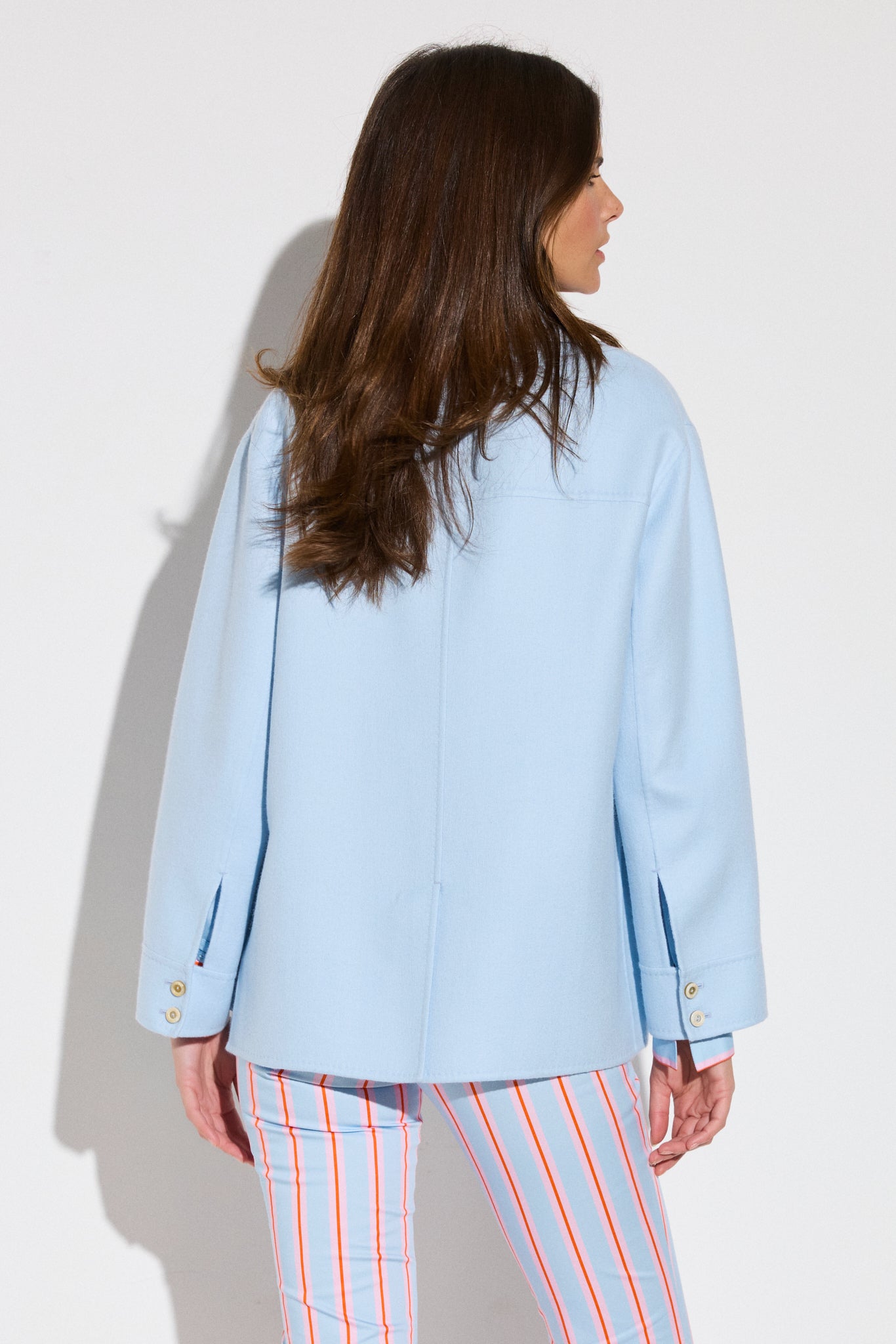 Veste Saharienne en baby cachemire