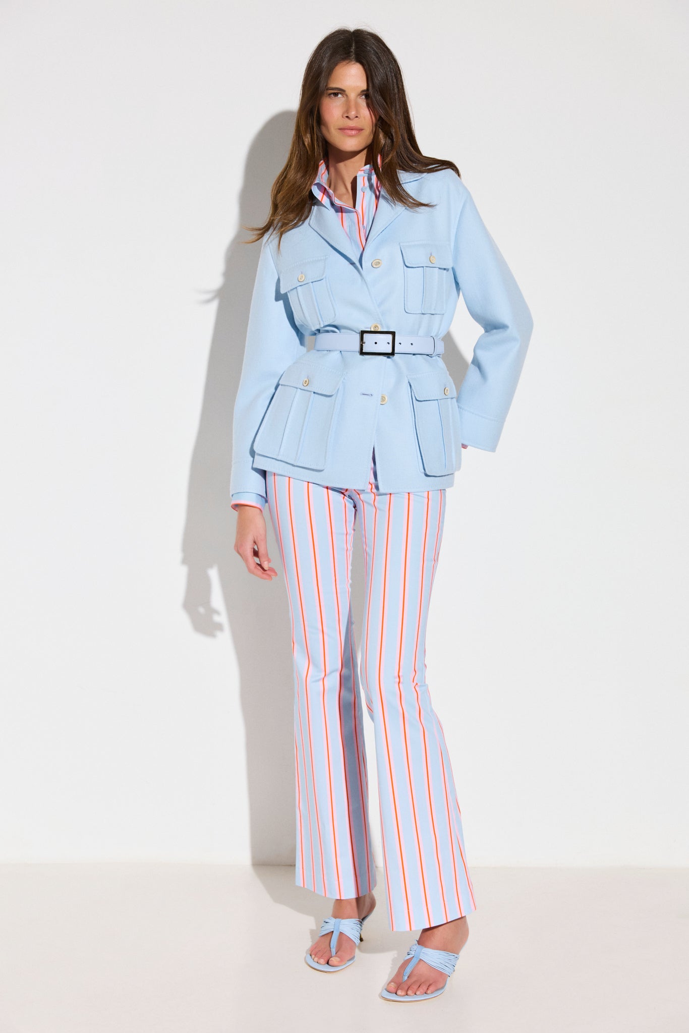 Veste Saharienne en baby cachemire