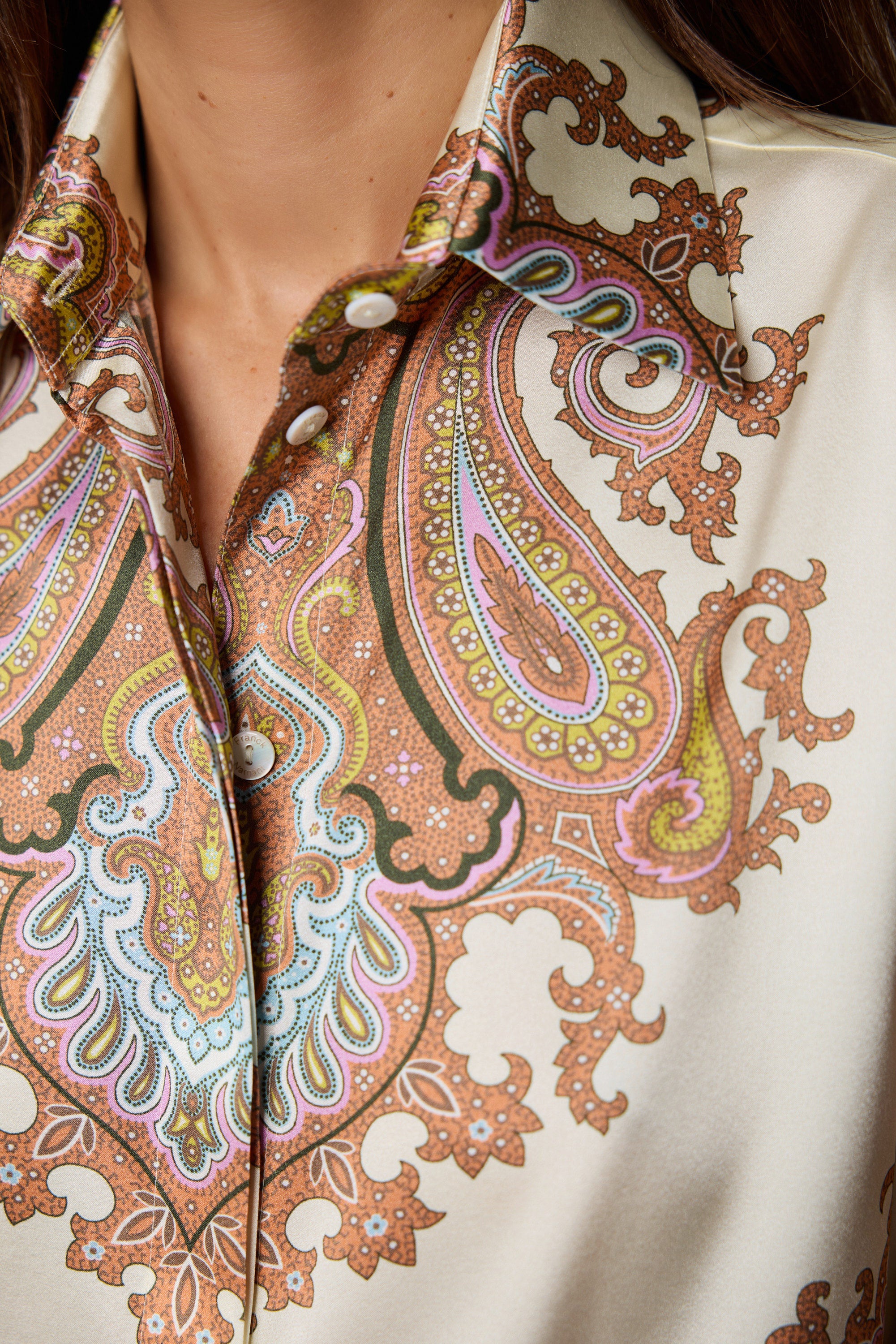 STAMPATA silk shirt
