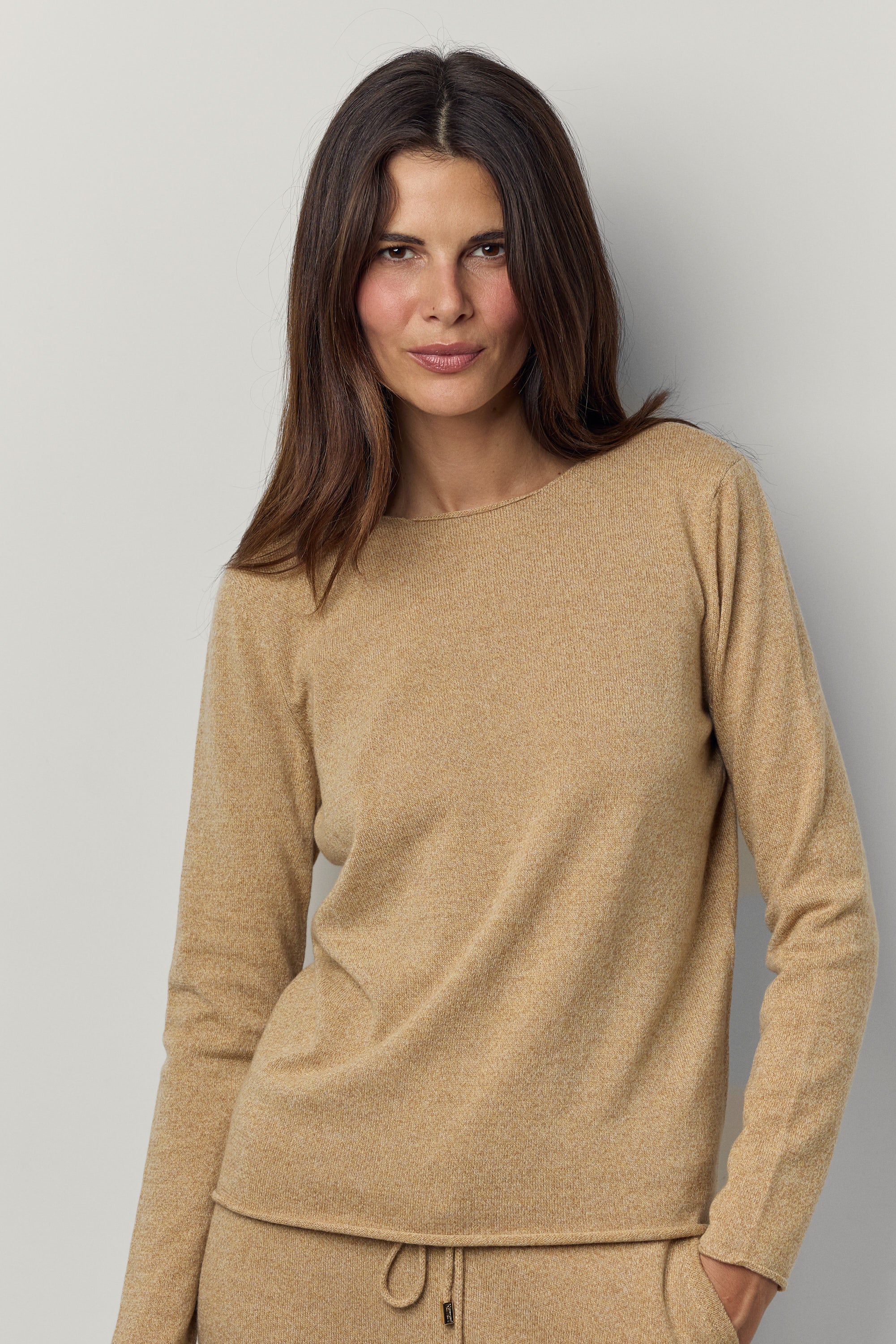 Fine marl knit sweater