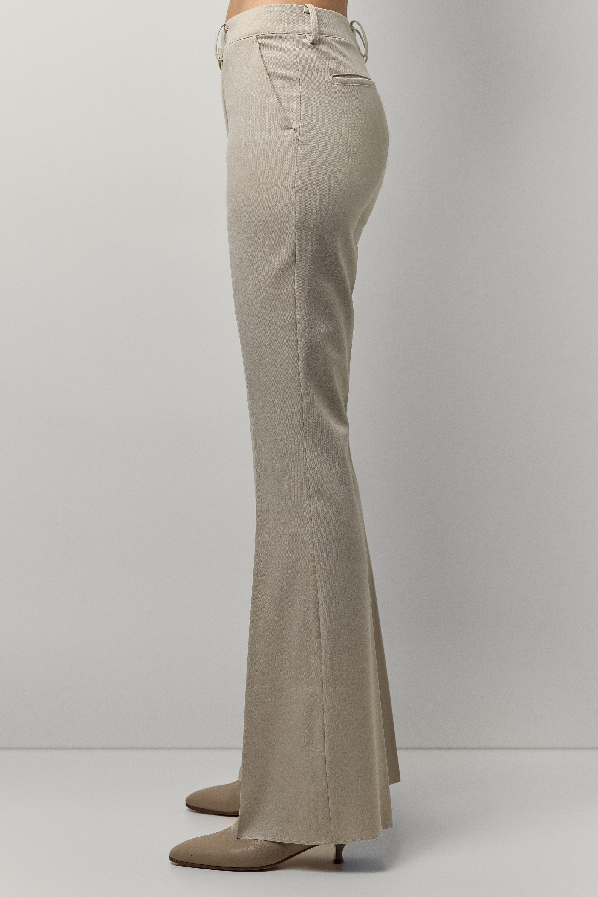 Pantalon Brigitte en laine stretch