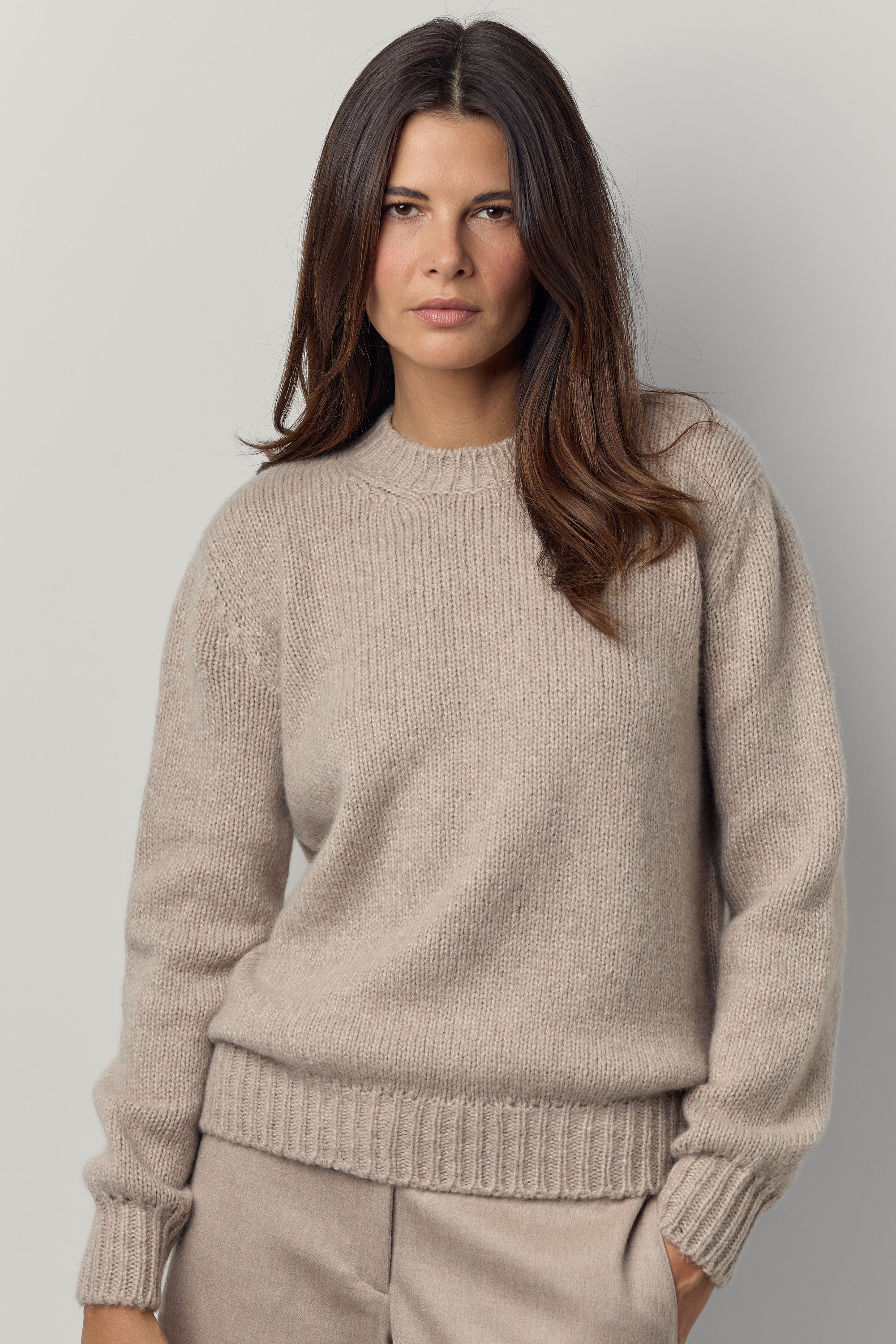 Cashmere and Silk Downy Sweater