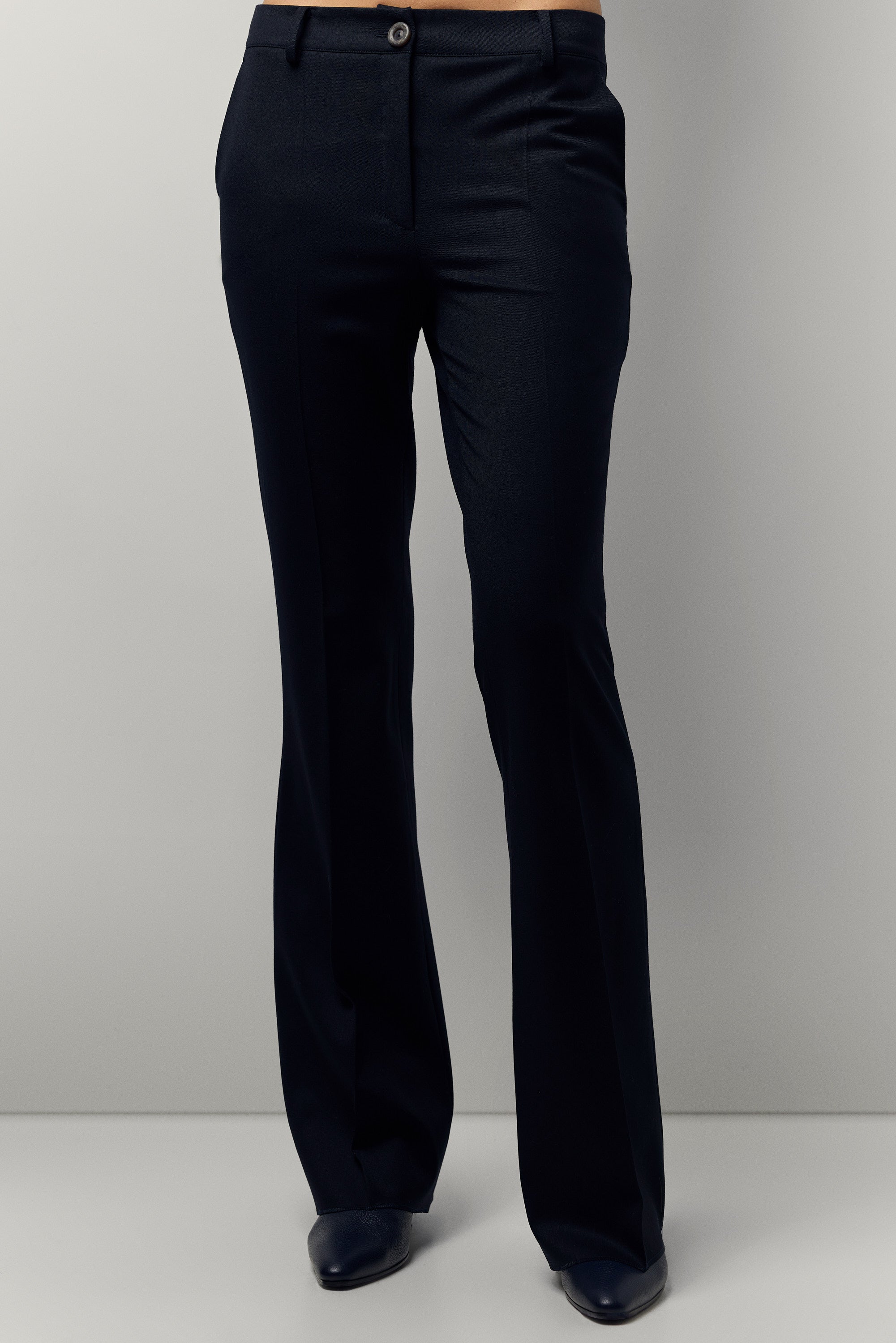 Pantalon Brigitte en laine stretch