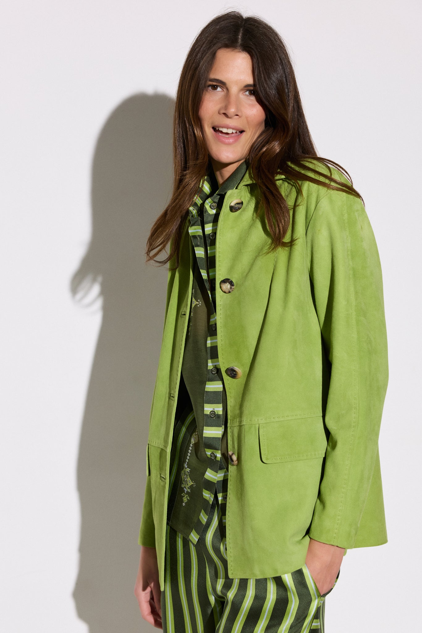 Veste en suède PEINTRE