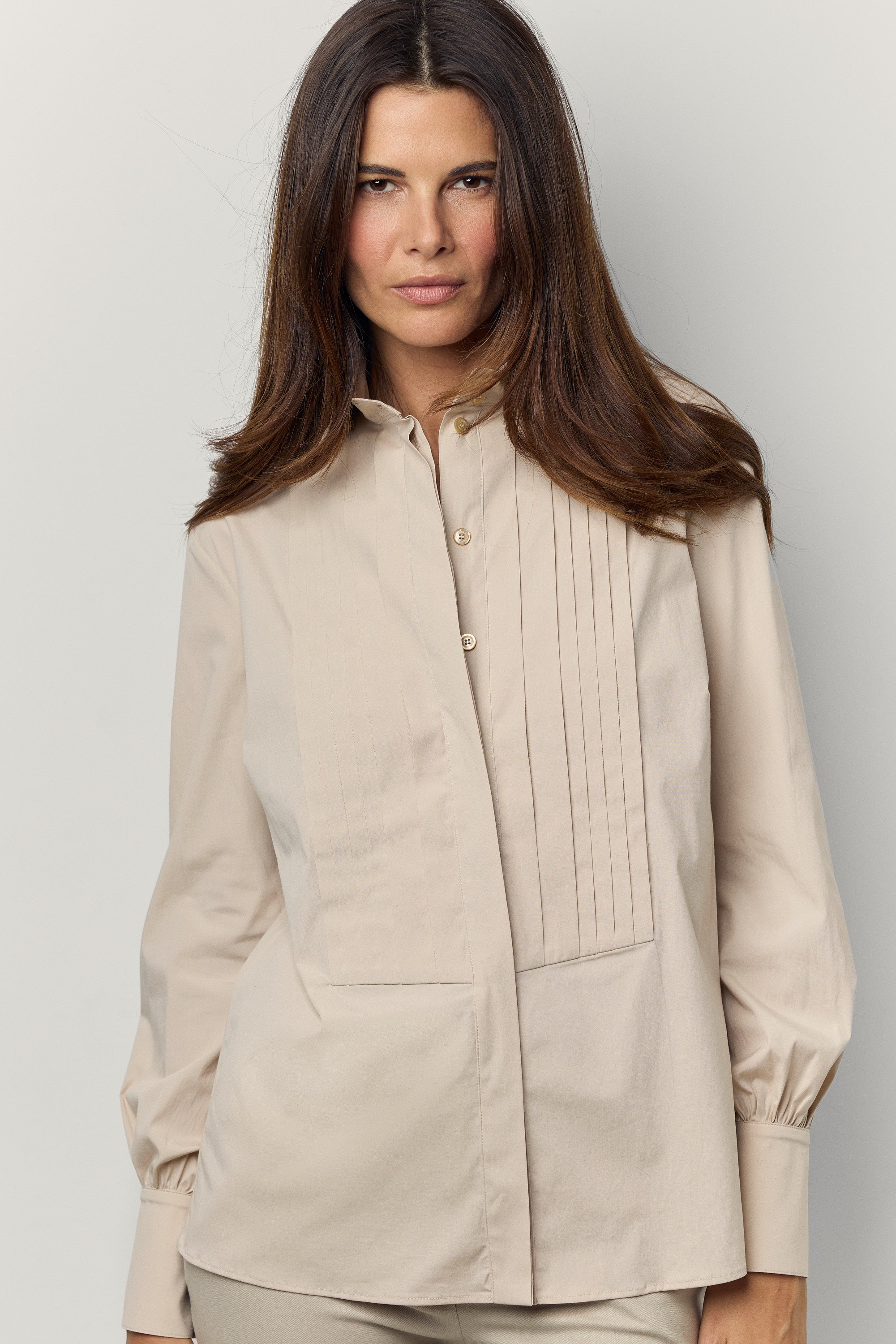 Chemise à plastron