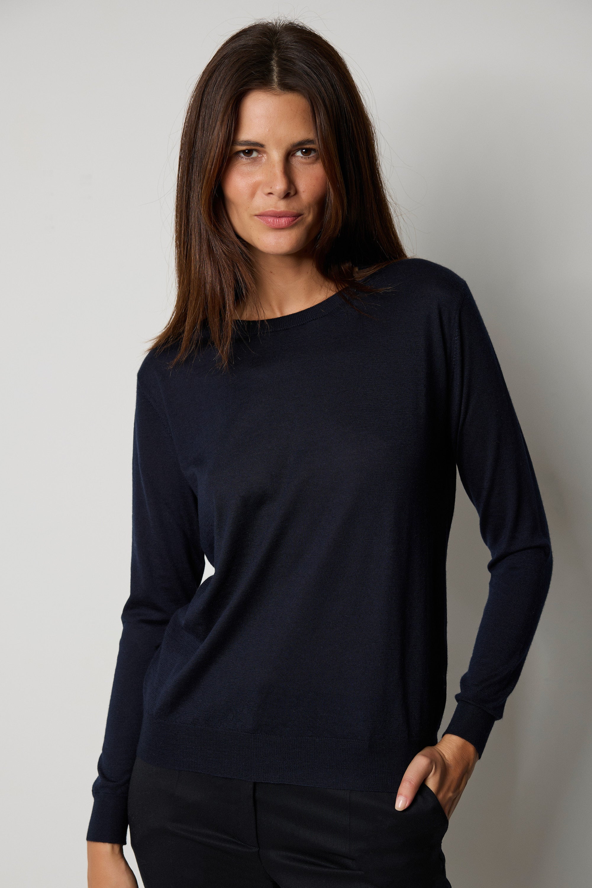 Pull en cachemire et soie