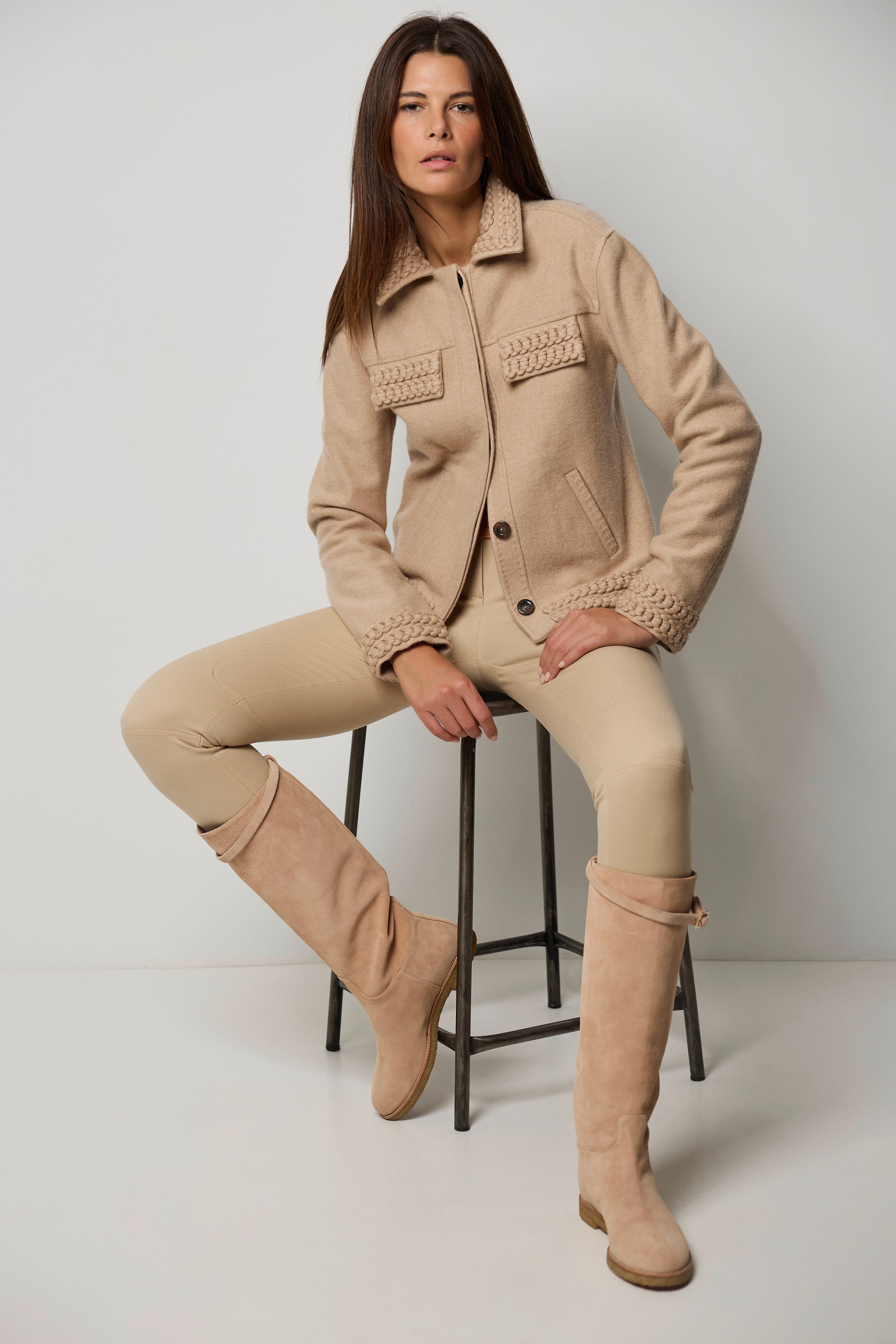 Veste en cachemire felt BIARRITZ