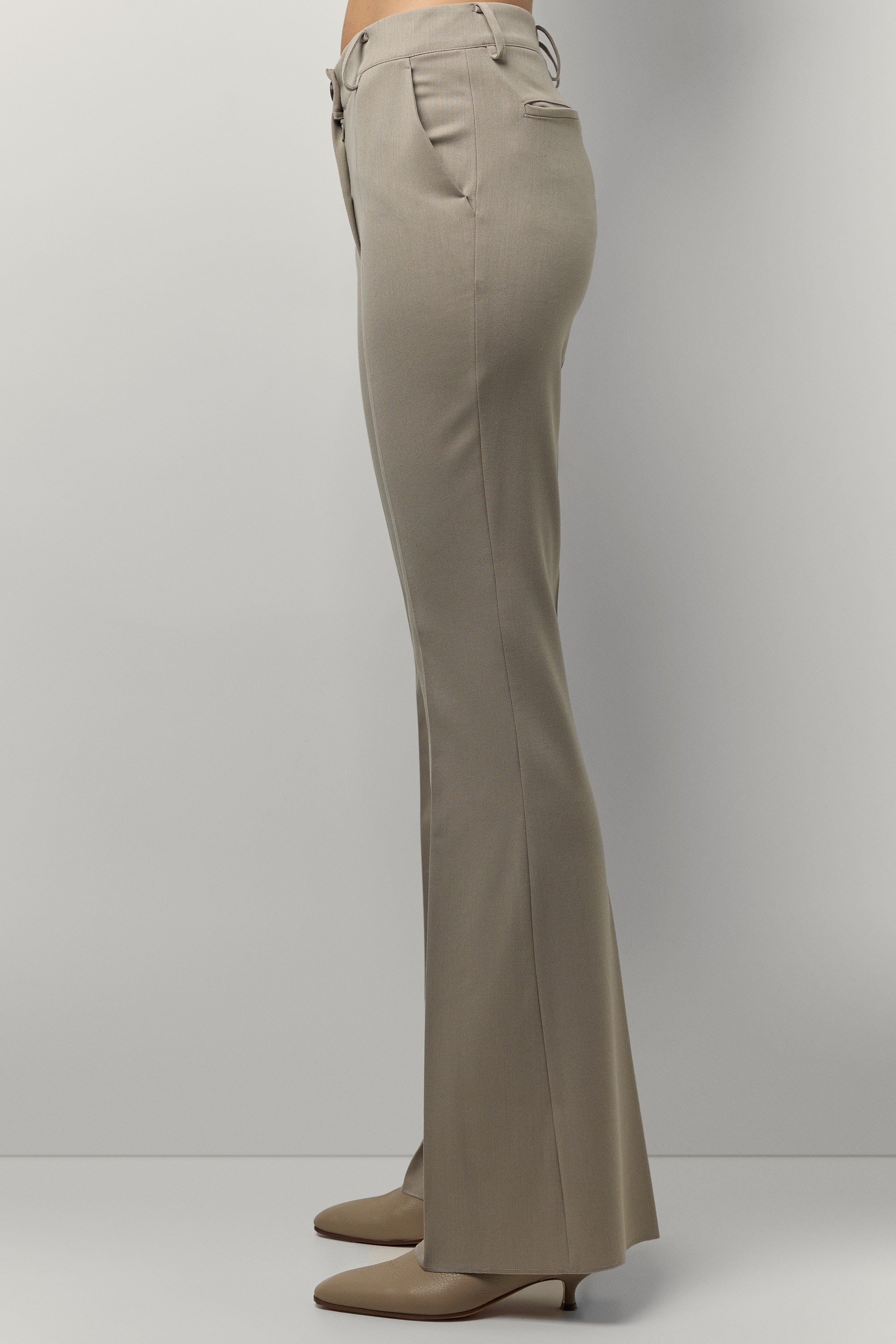 Pantalon Brigitte en laine stretch
