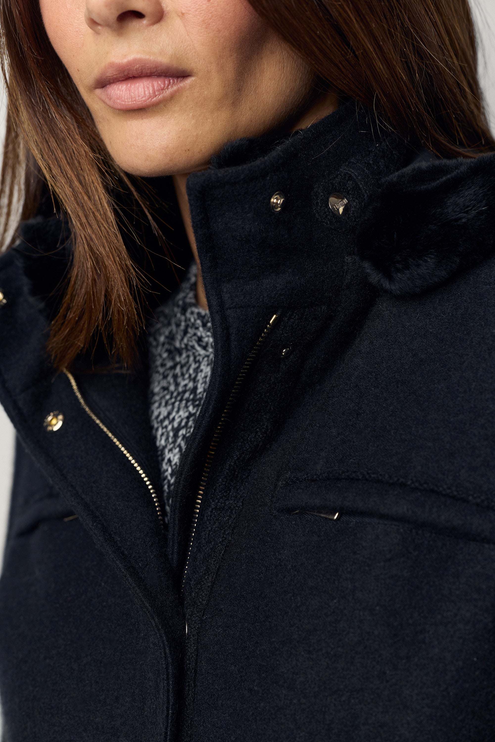Parka Boyich doublée en vison