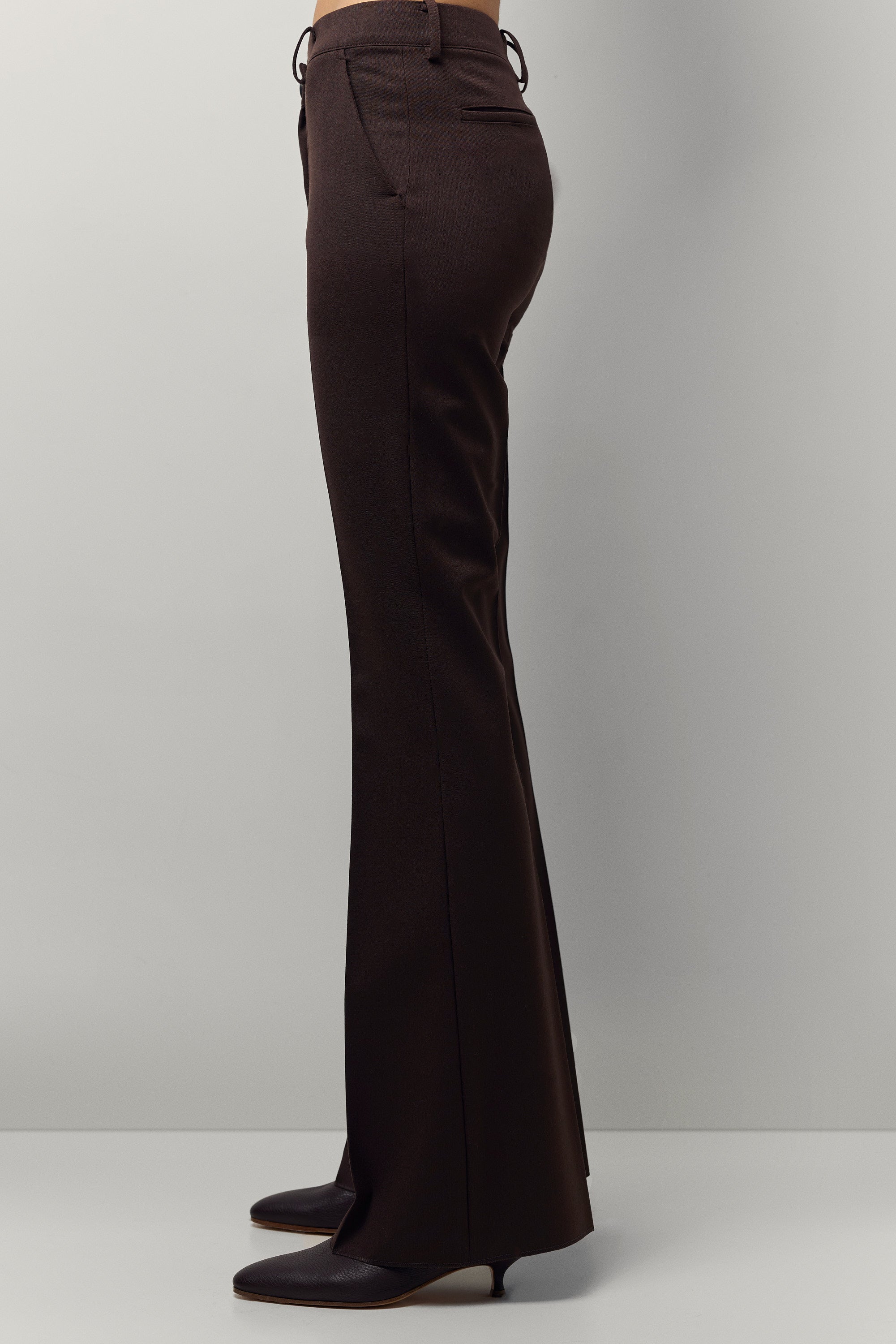 Pantalon Brigitte en laine stretch