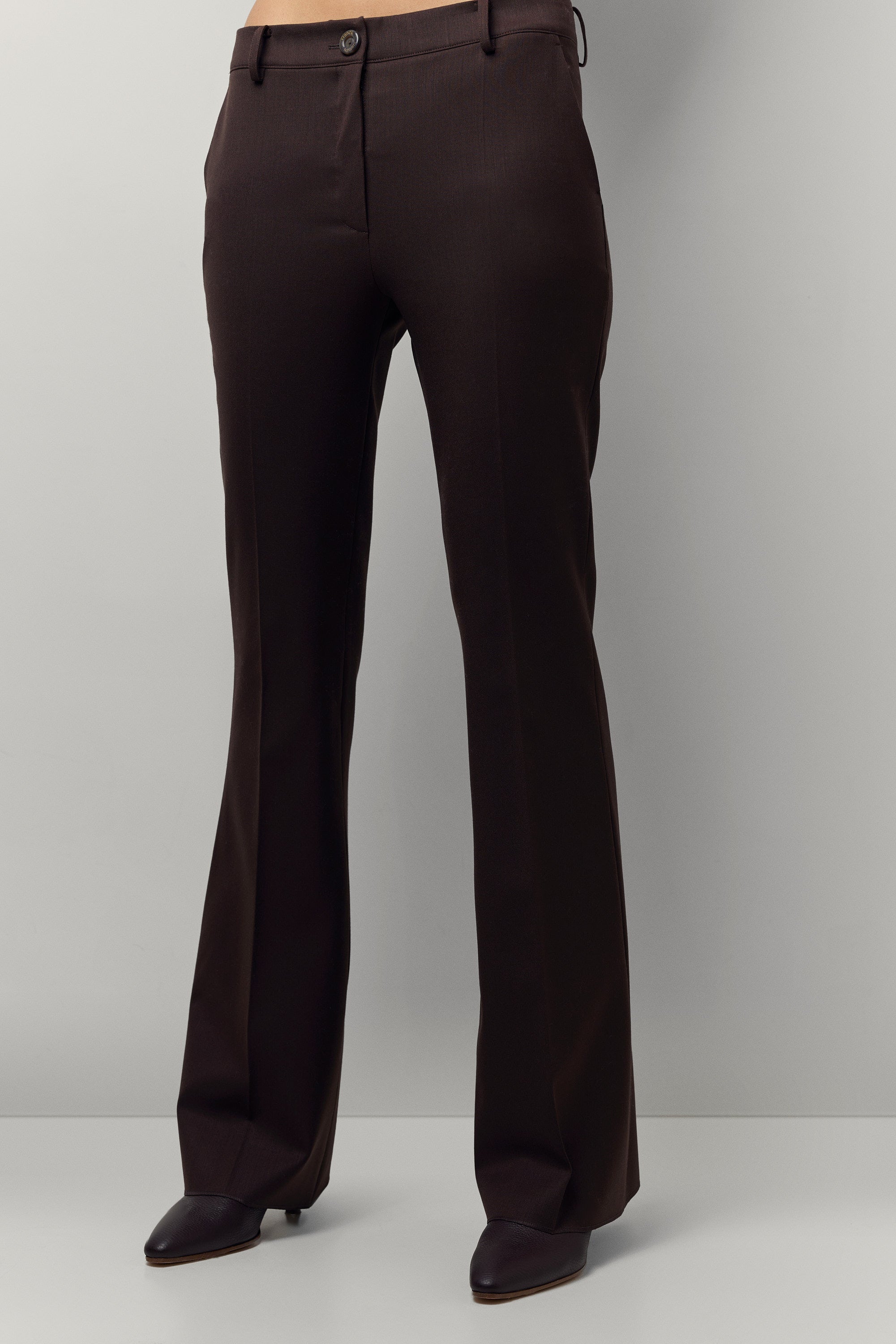 Pantalon Brigitte en laine stretch