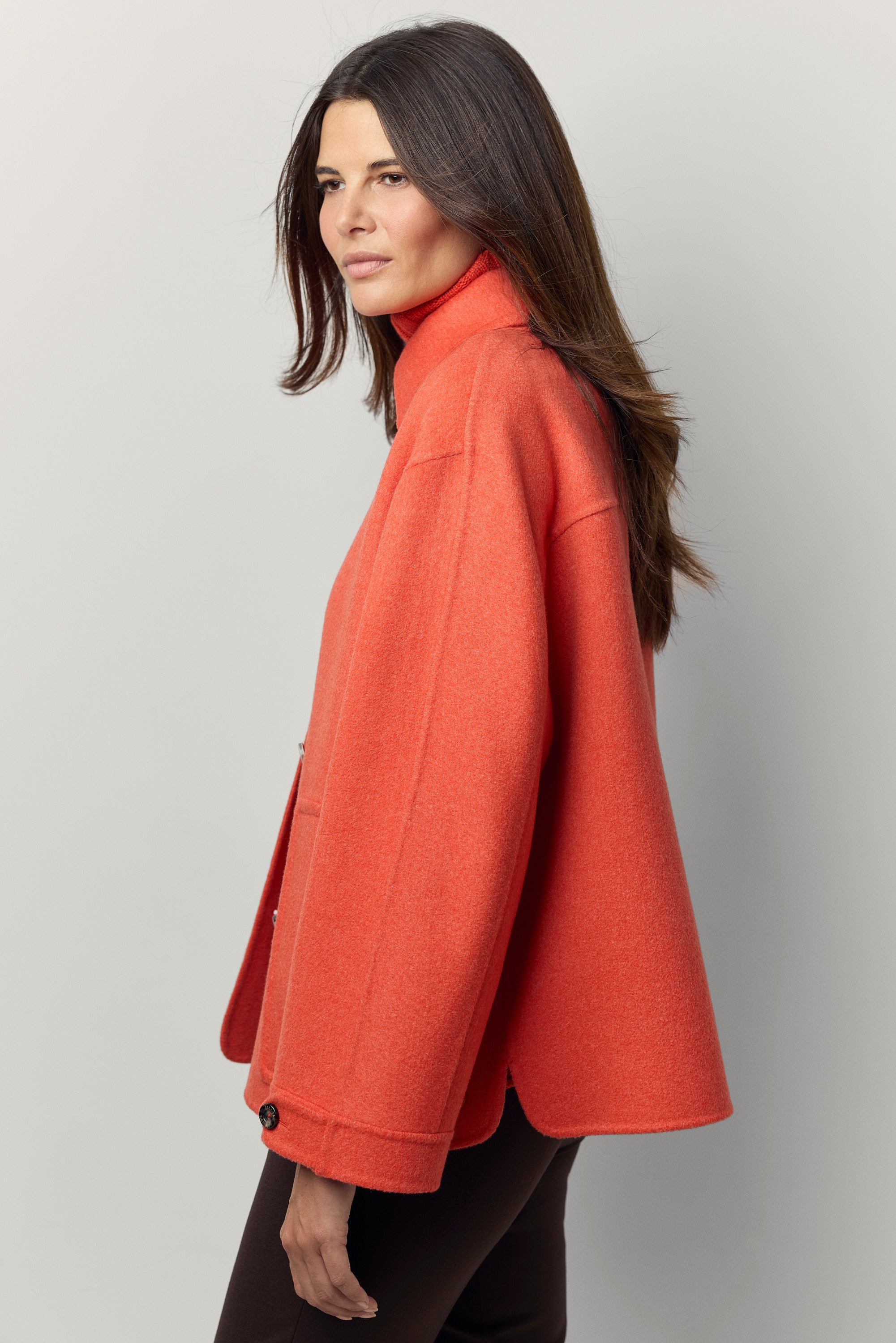 Veste en cachemire double Poup