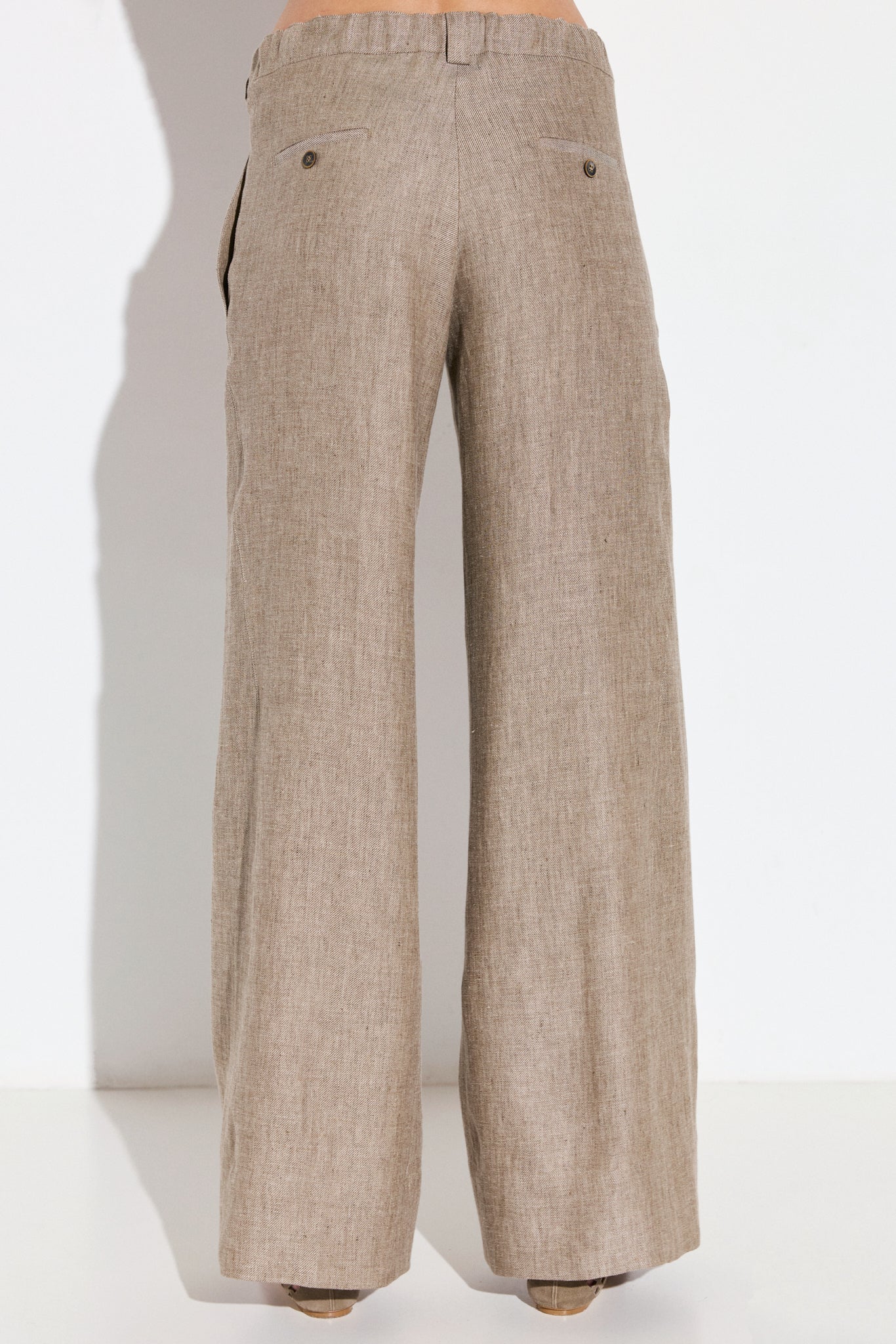 Pantalon large en lin MARICA