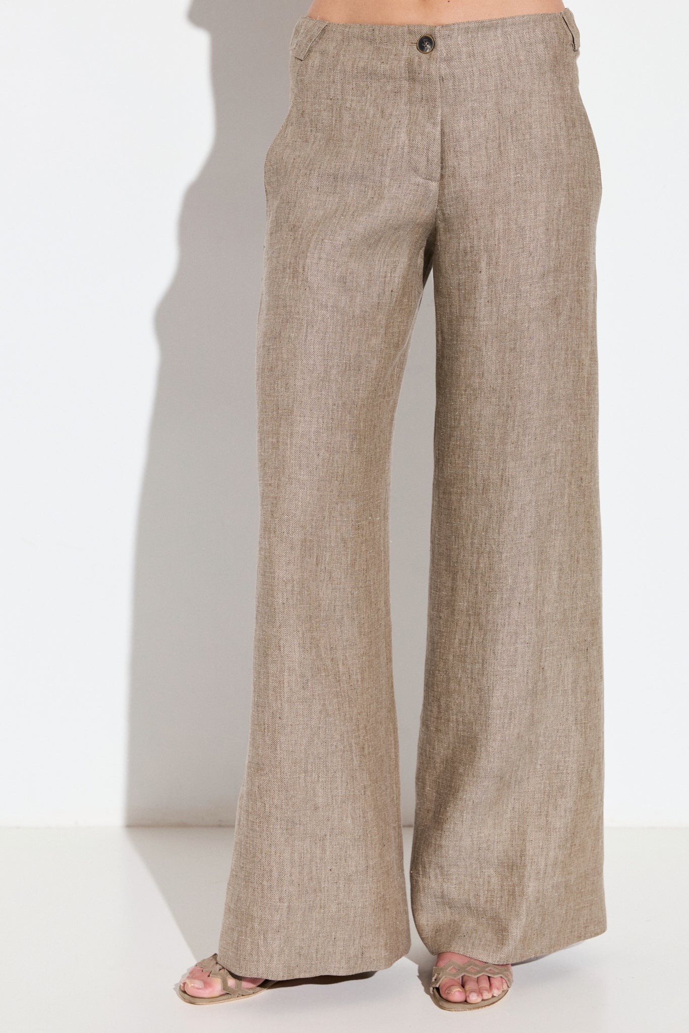 Pantalon large en lin MARICA