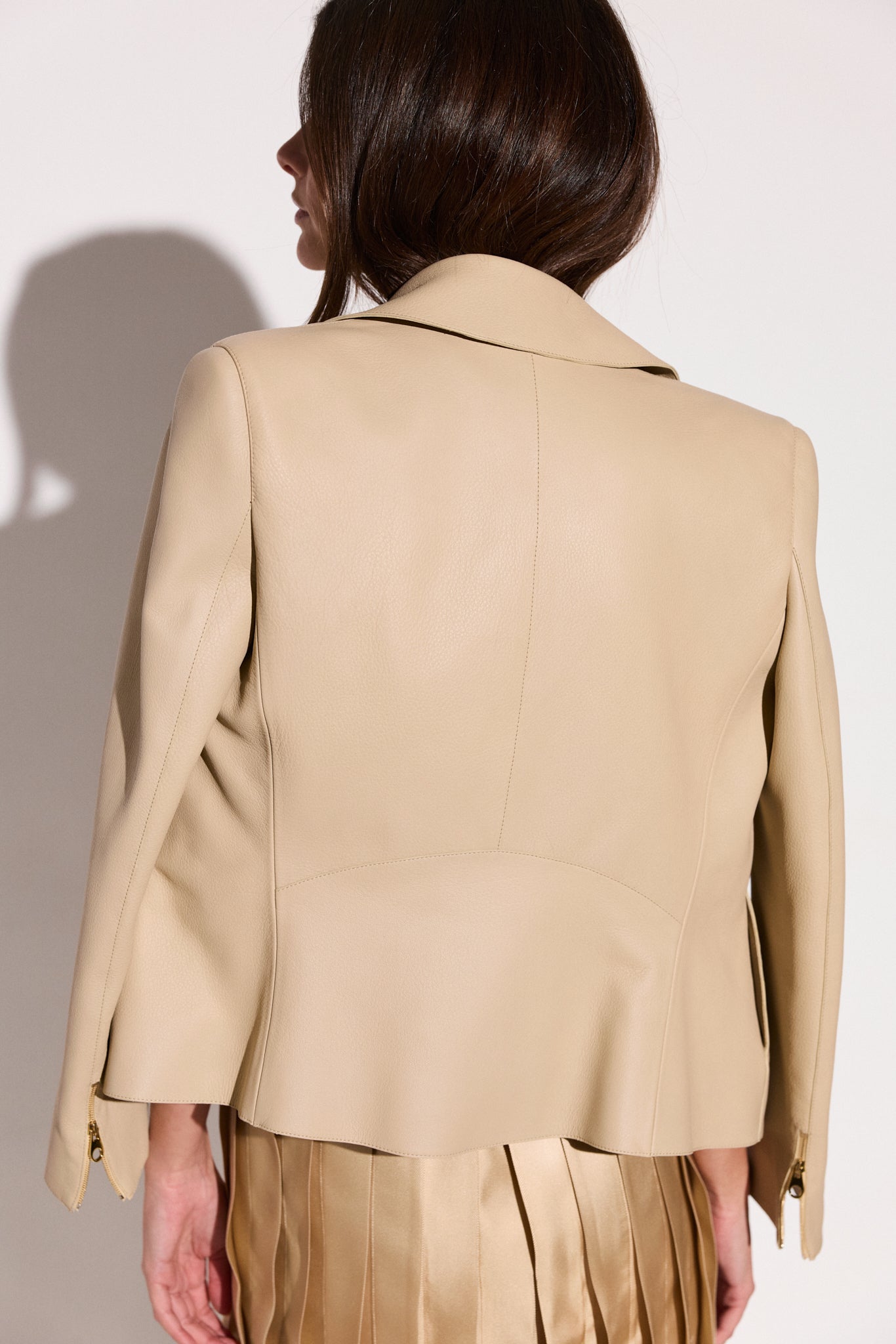 Veste en cuir de cerf