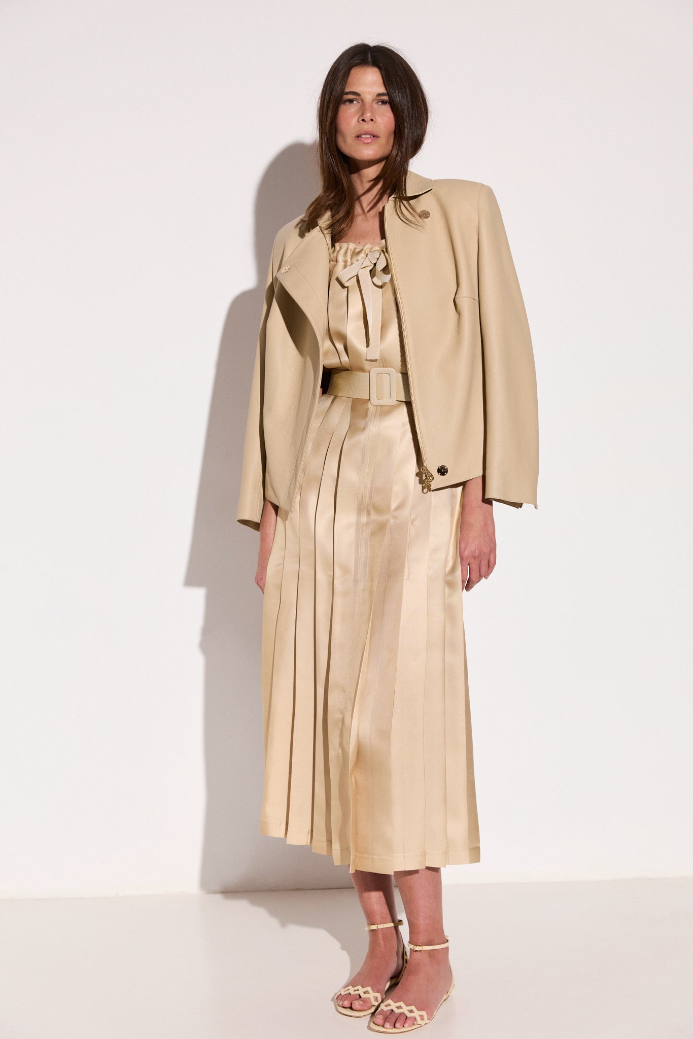 Veste en cuir de cerf