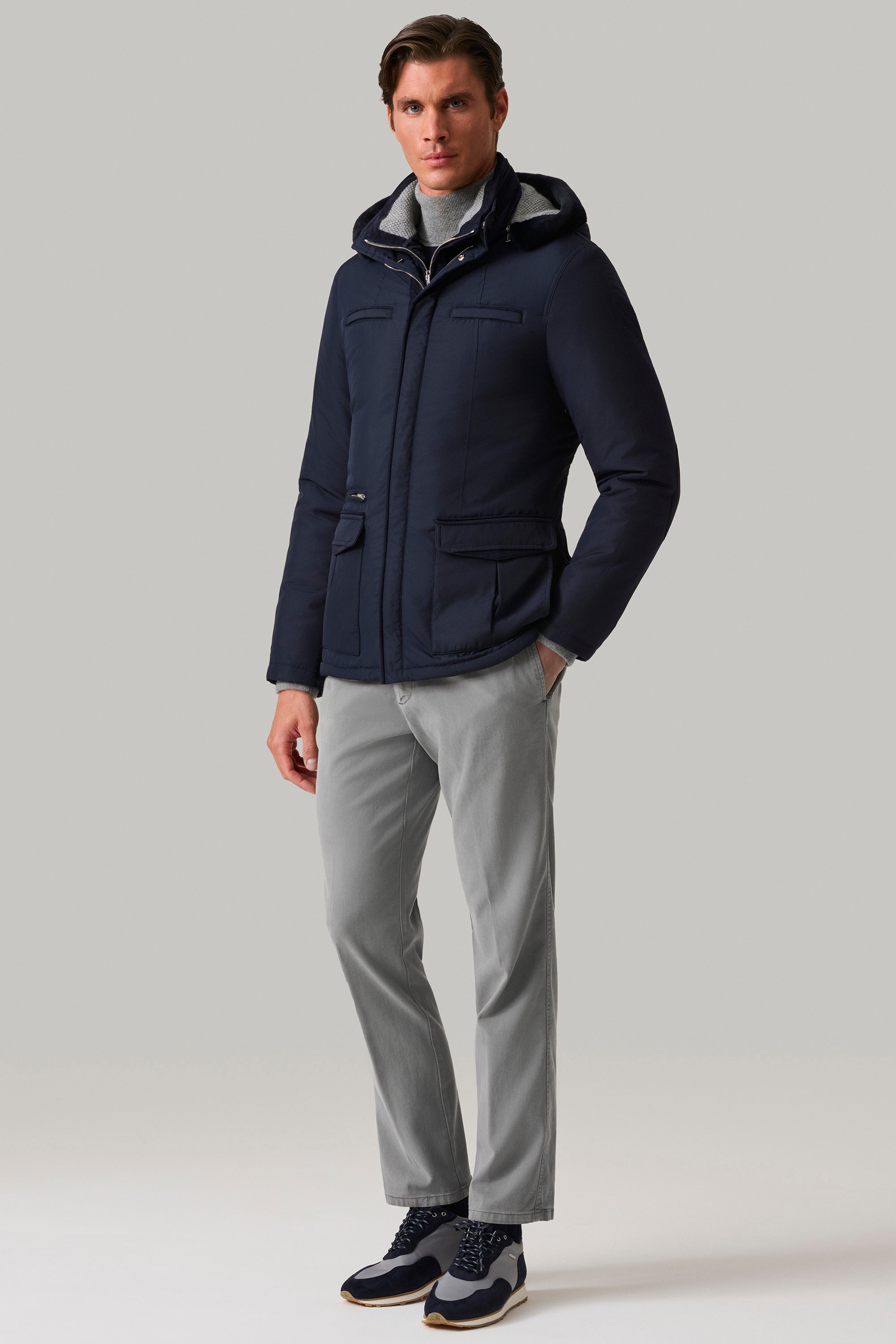 Parka ELVIS en silk nylon ultra-light