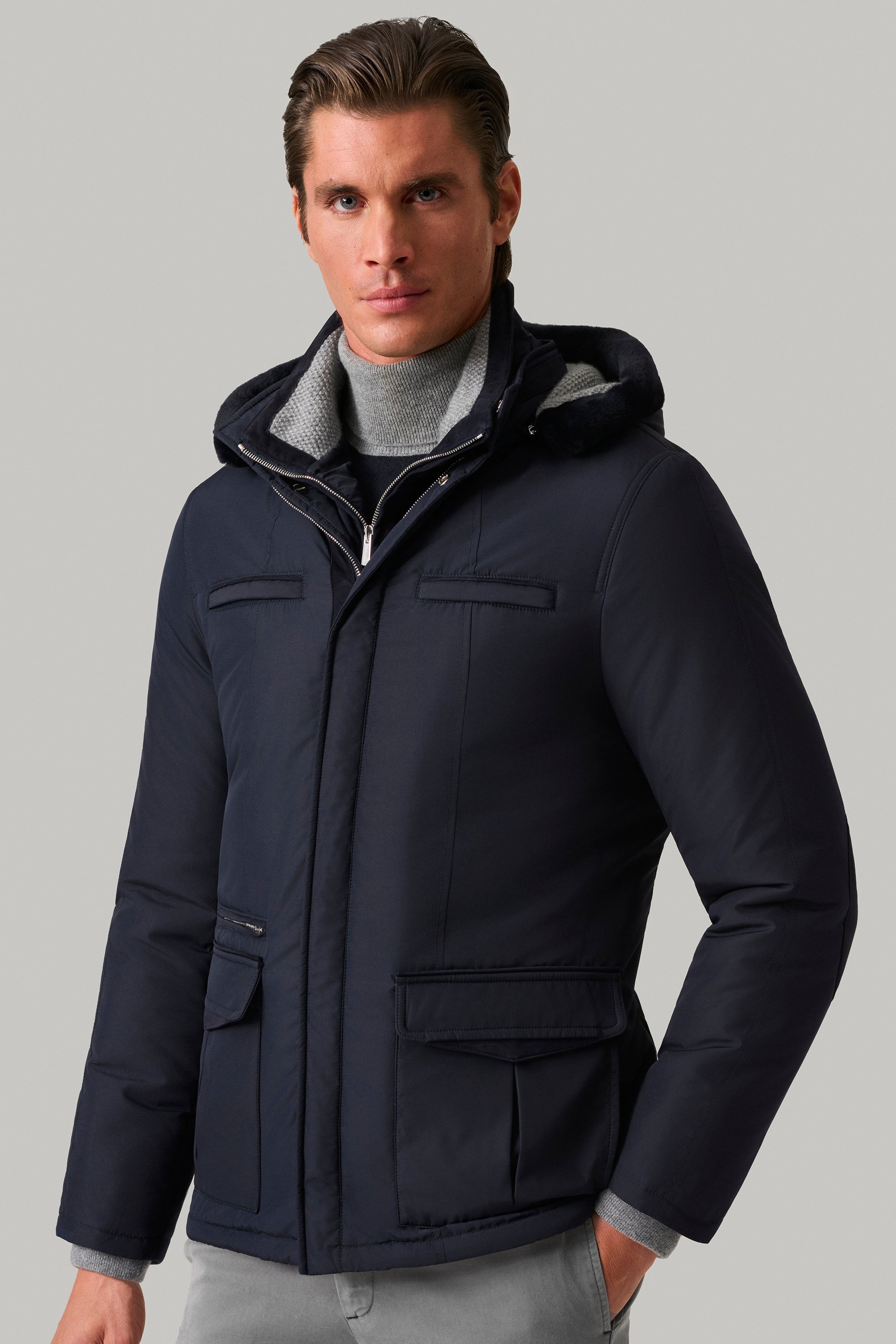 Parka ELVIS en silk nylon ultra-light