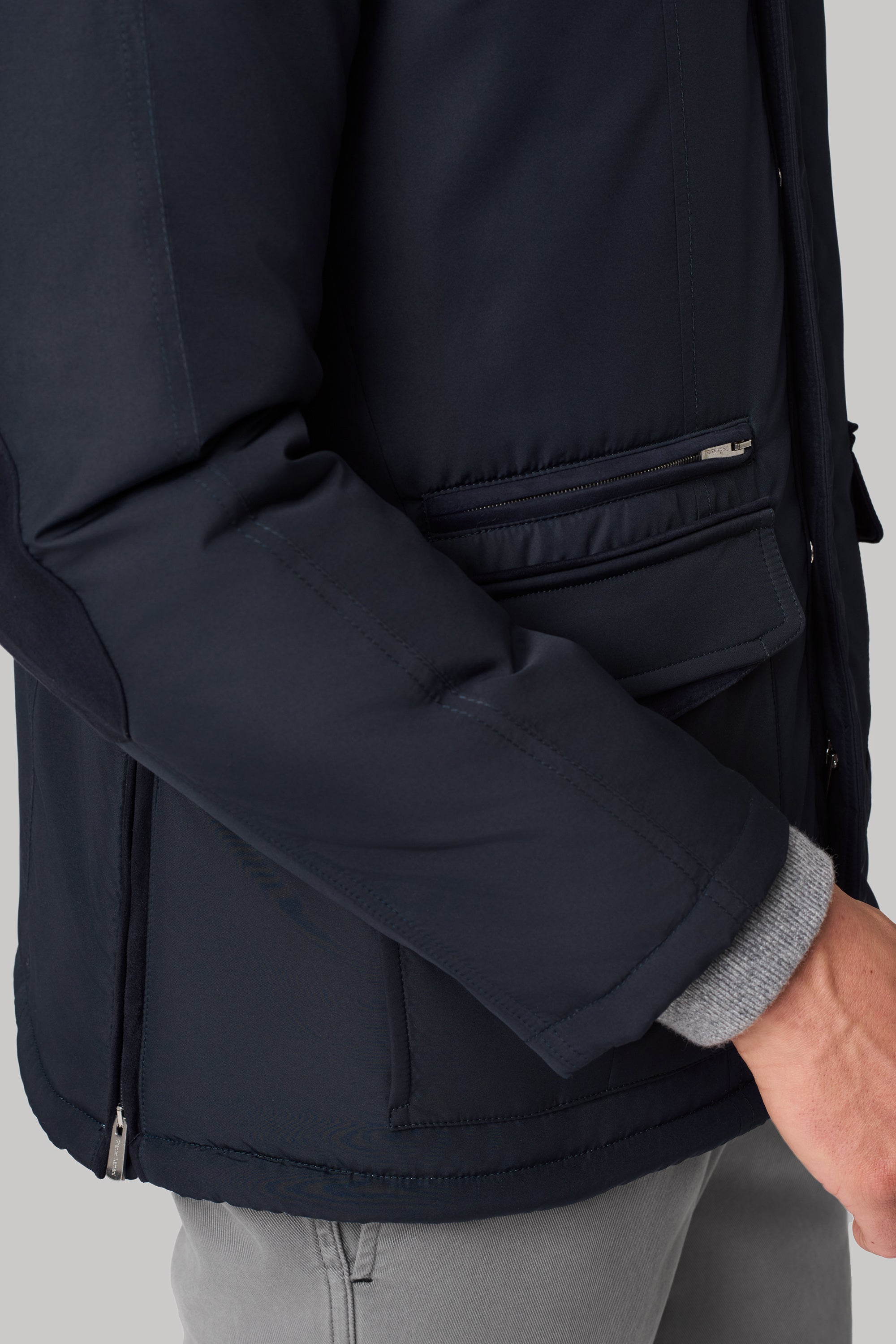 Parka ELVIS en silk nylon ultra-light