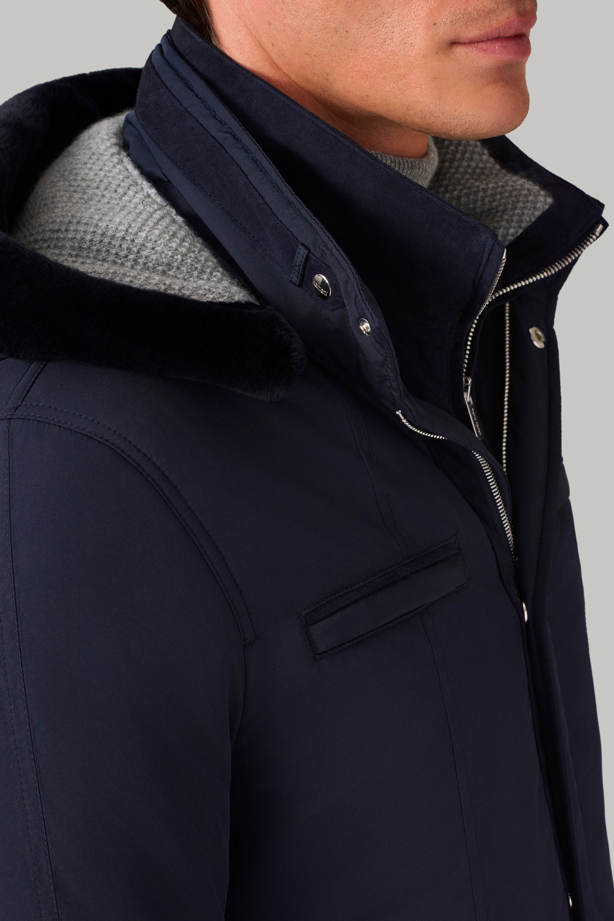 Parka ELVIS en silk nylon ultra-light